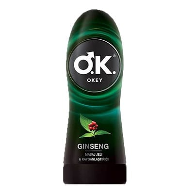 Okey Masaj Jeli & Kayganlaştırıcı Jel Ginseng 200 ml 