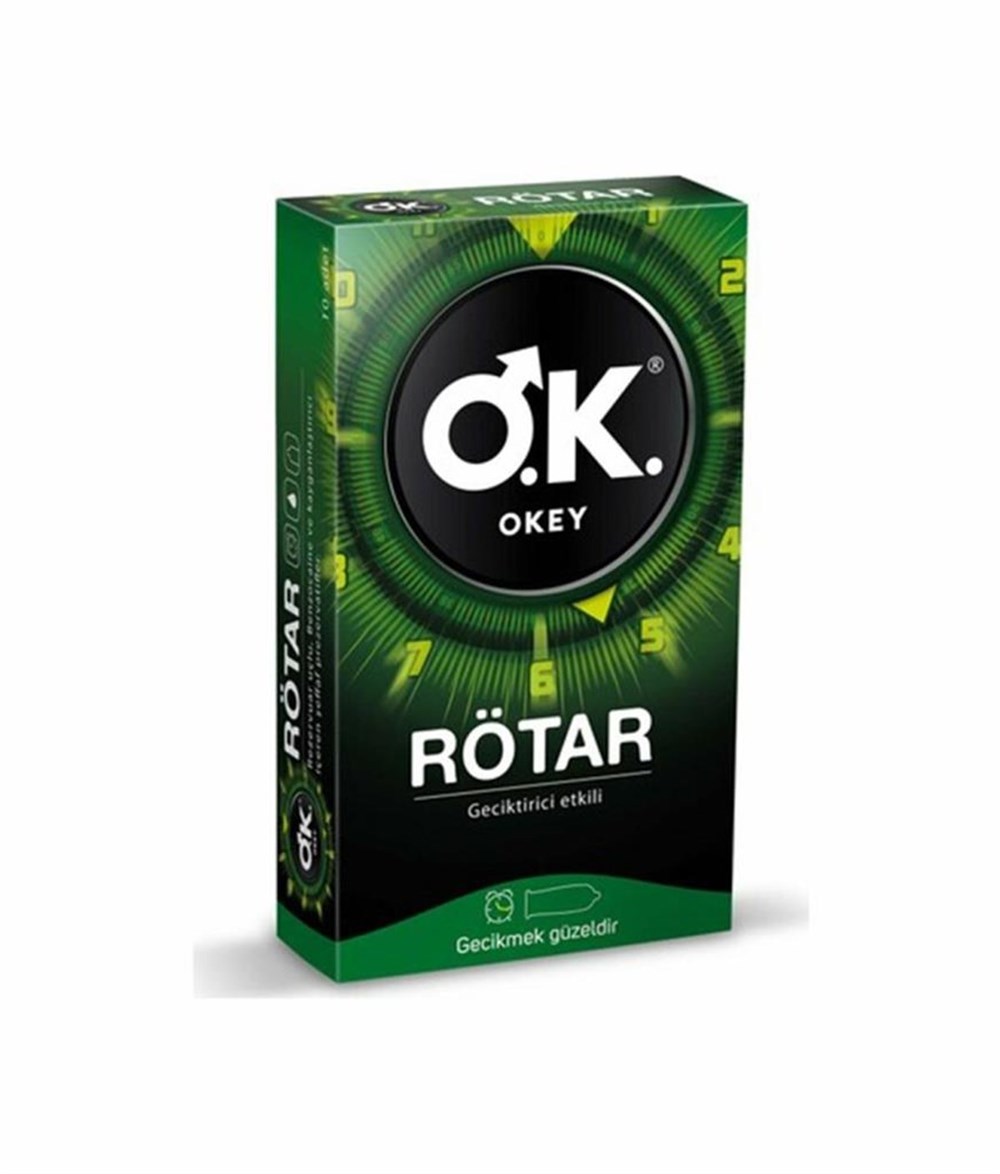 Okey Rotar Prezervatif 10'lu