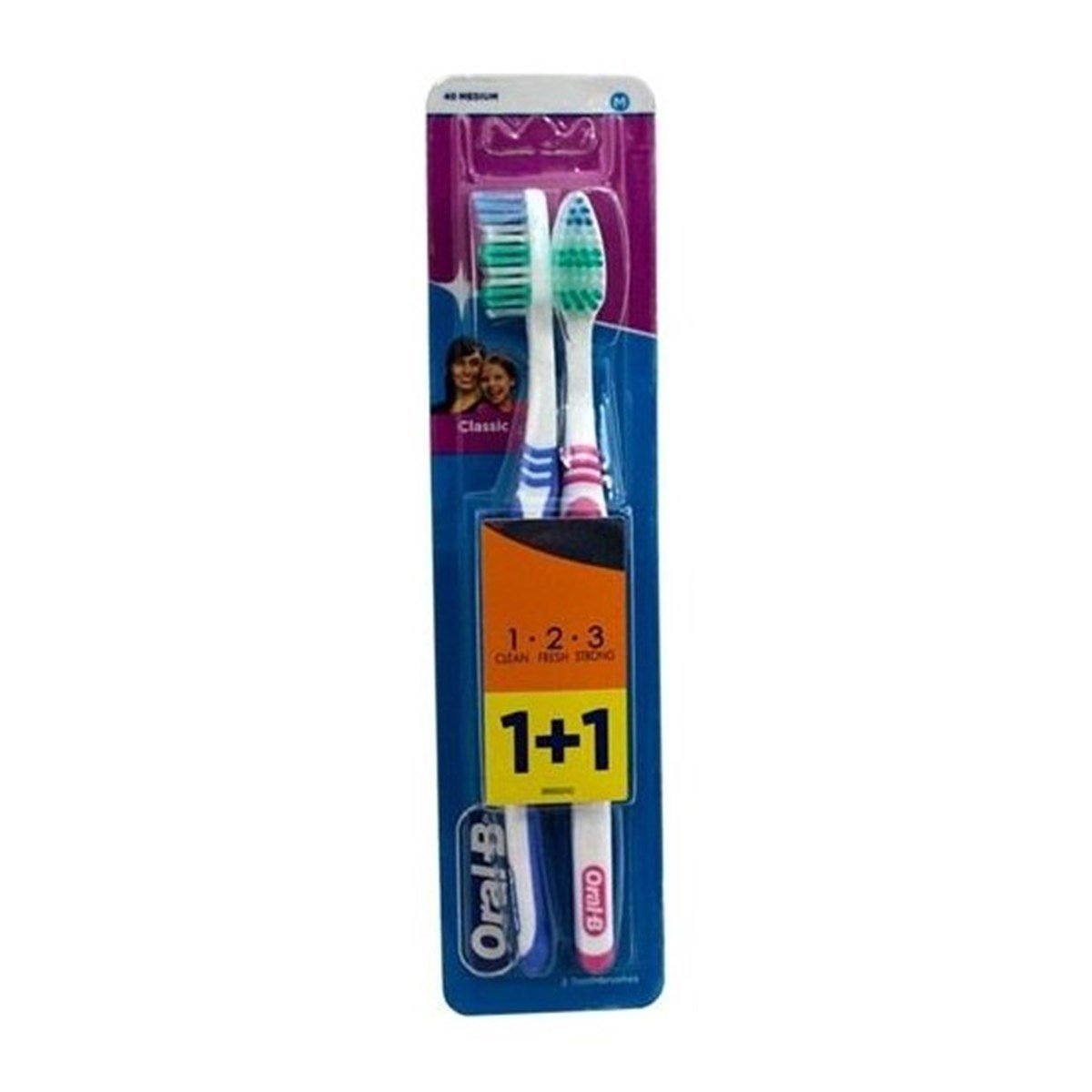 Oral-B Classic 40 Medıum 1+1 Diş Fırçası
