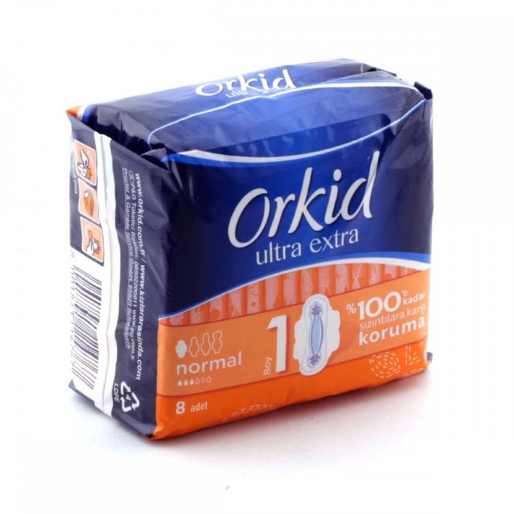Orkid Hijyenik Ped Ultra Extra Tekli Normal