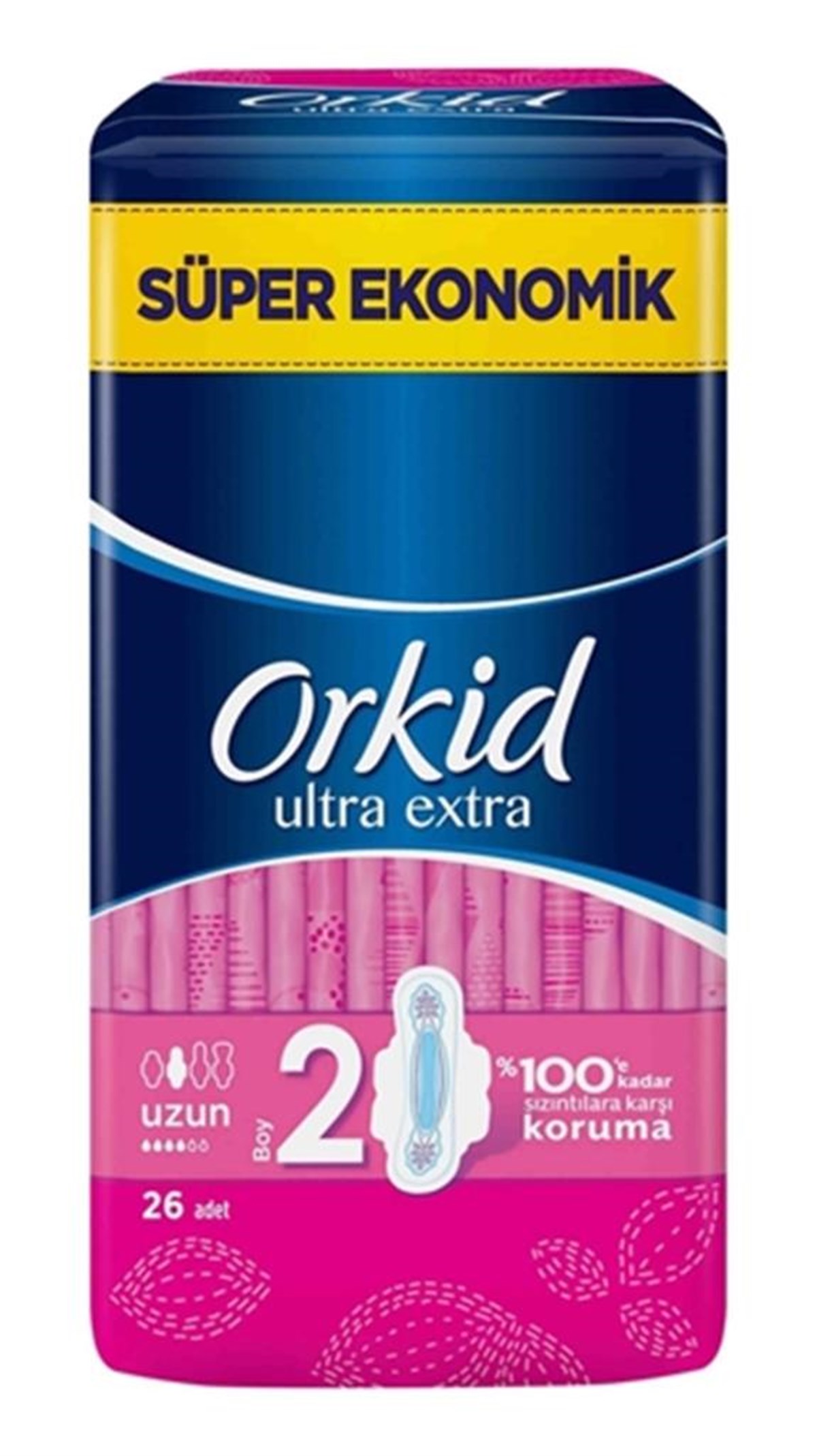 Orkid Ultra Extra Uzun Hijyenik Ped 22lı