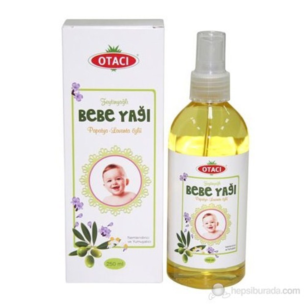 Otacı Bebe Yağı Papatya-Lavantalı 250 Ml