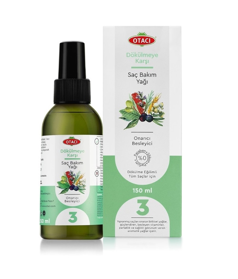 Otacı Saç Bakım Yağı 150 Ml Dökülme Eğilimli Saçlar
