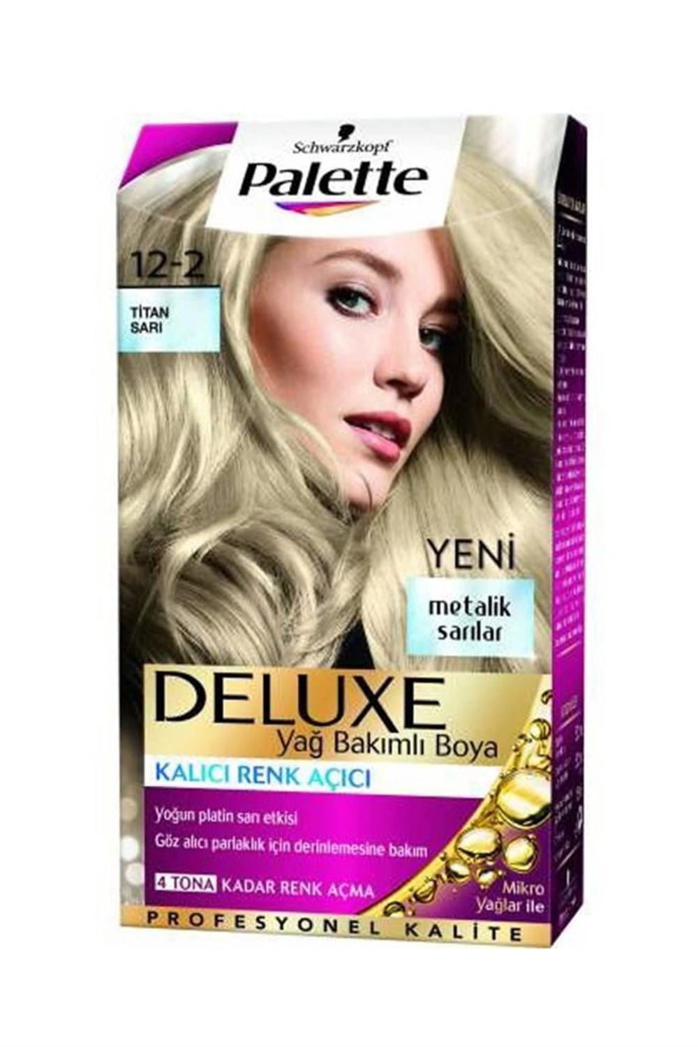 Palette Deluxe Saç Boyası  Titan Blonde 12-2