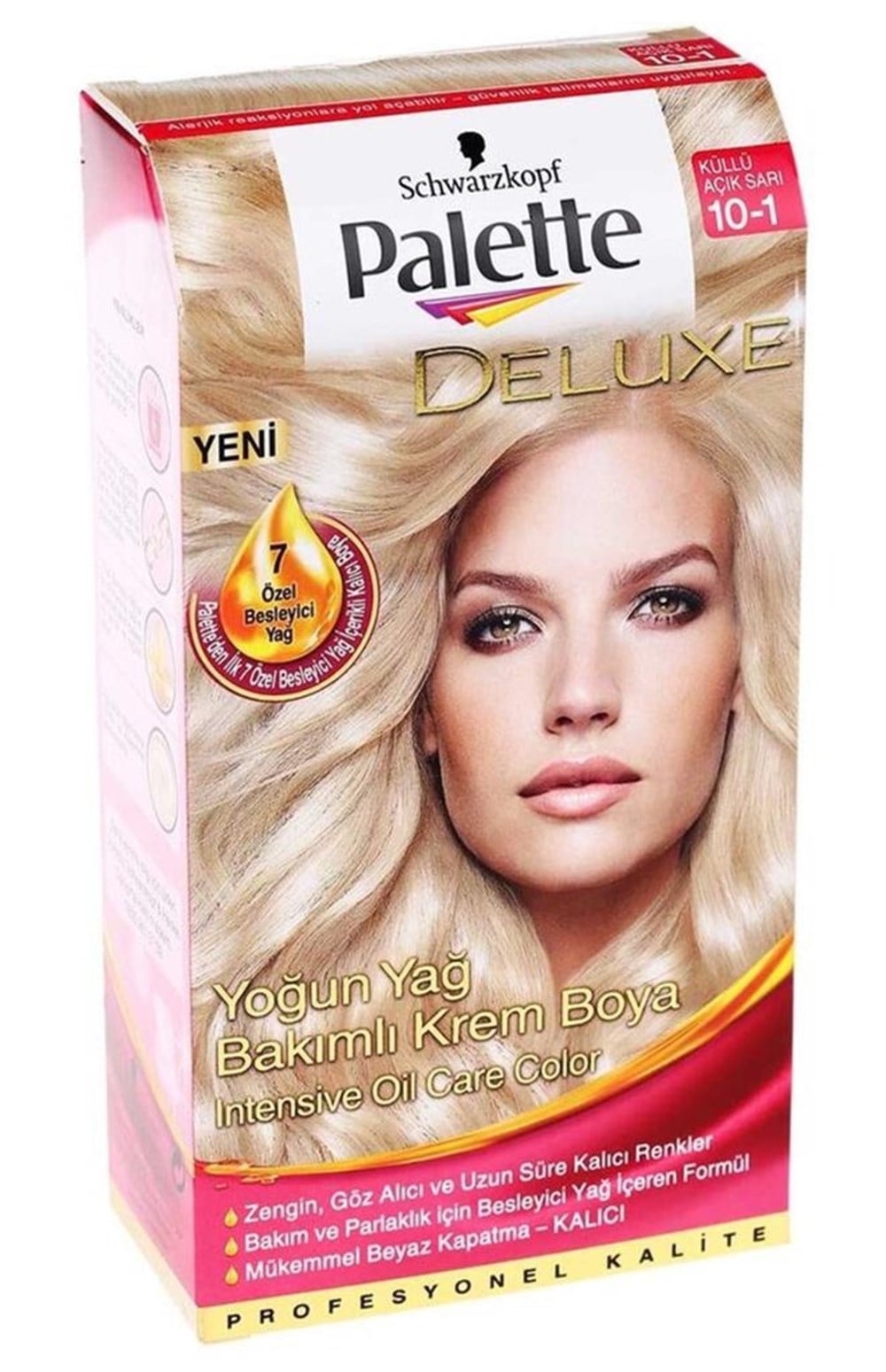 Palette Deluxe Saç Boyası 10.1 Küllü Açık Sarı