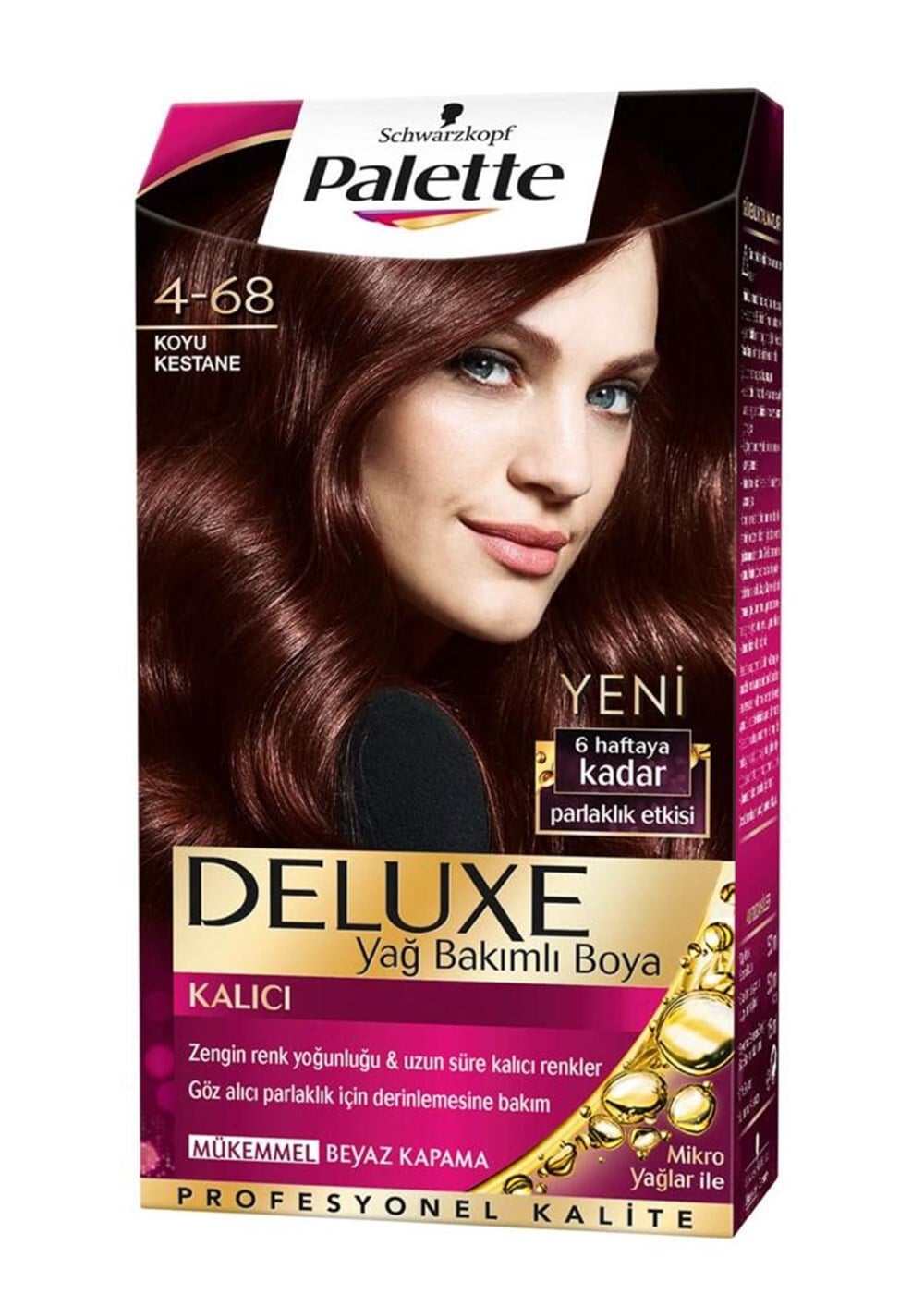 Palette Deluxe Set Saç Boyası 4.68 Koyu Kestane