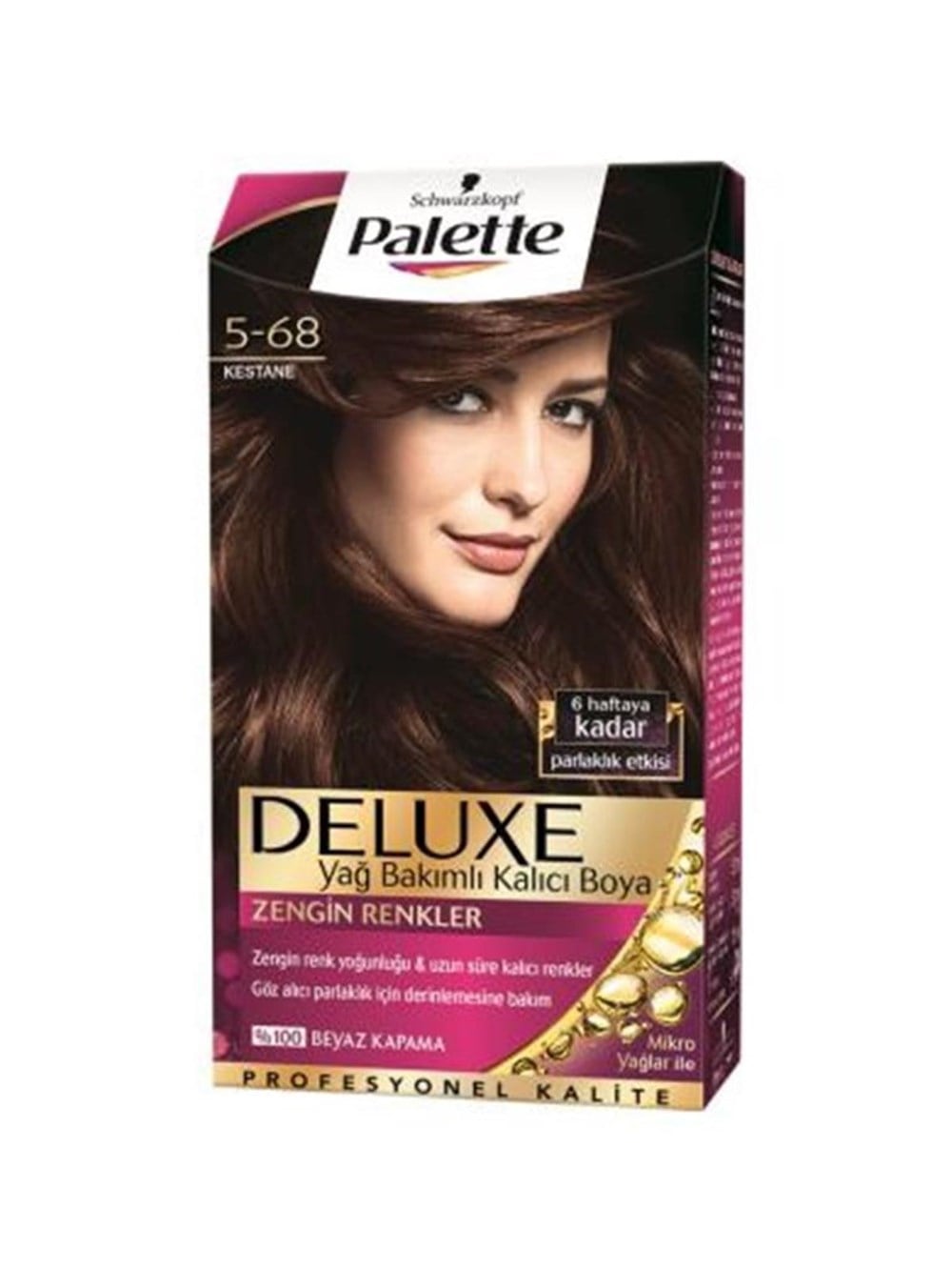 Palette Deluxe Set Saç Boyası 5.68 Kestane