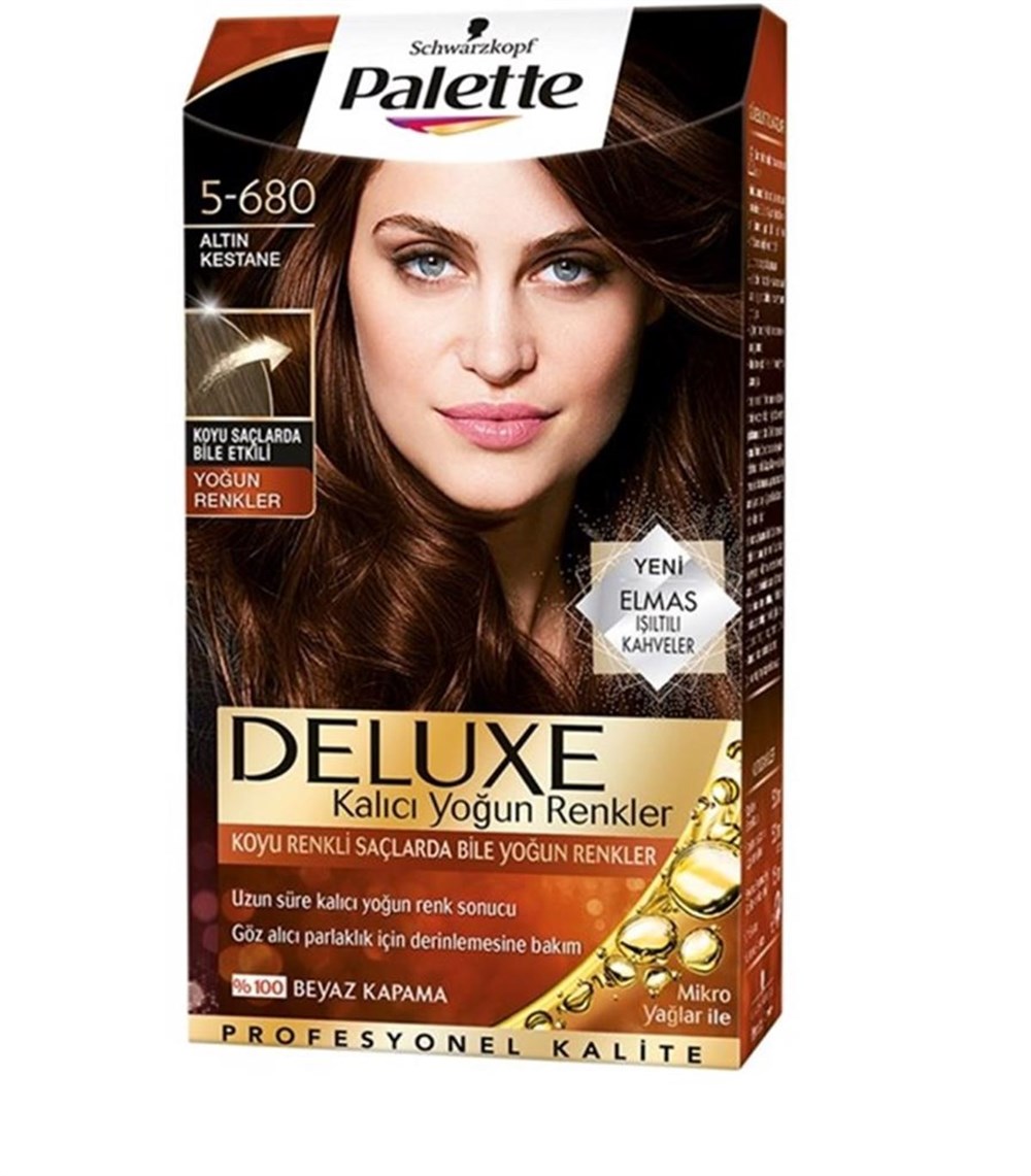 Palette Deluxe Set Saç Boyası 5.680 Altın Kestane