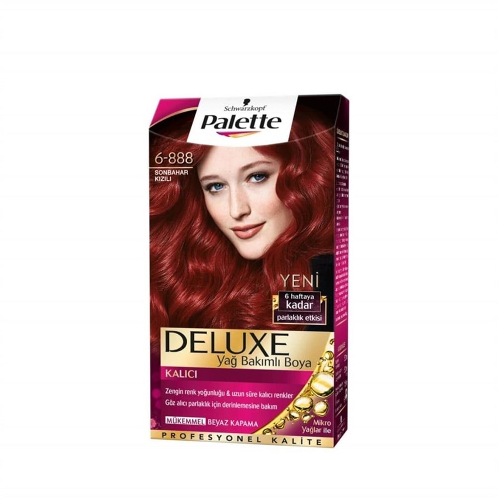 Palette Deluxe Set Saç Boyası 6.888 Sonbahar Kızılı