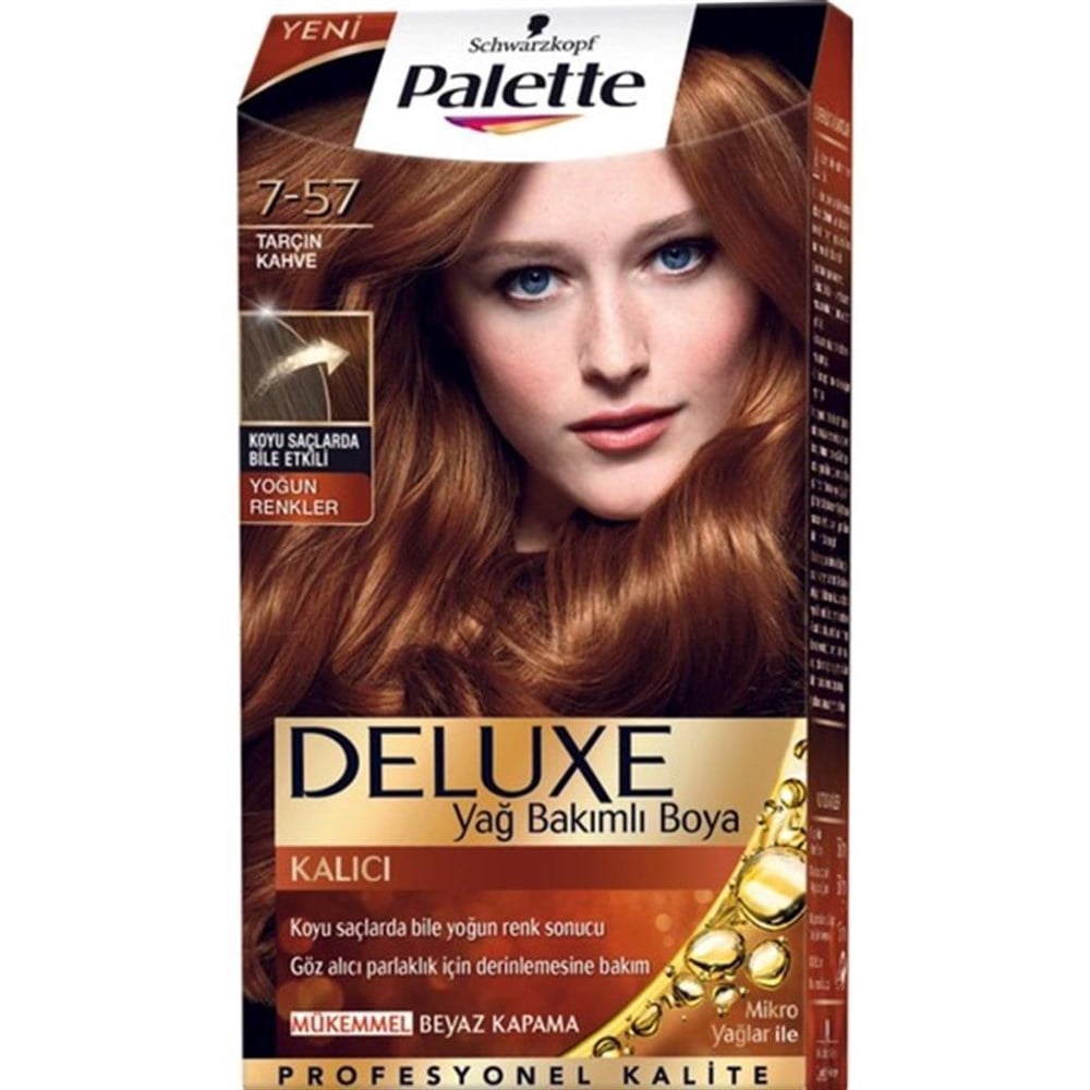 Palette Deluxe Set Saç Boyası 7.57 Tarçın Kahve