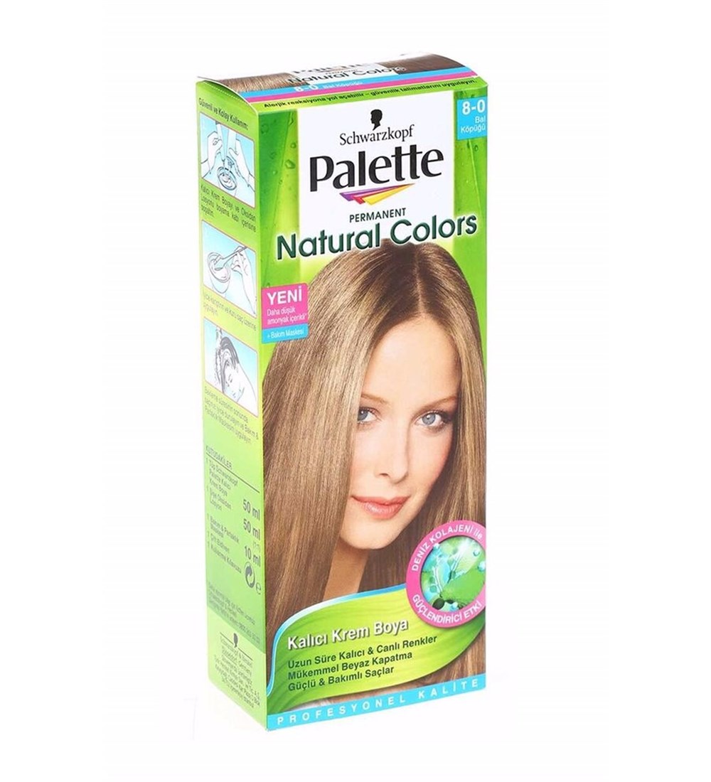 Palette Natural Saç Boyası 8.0