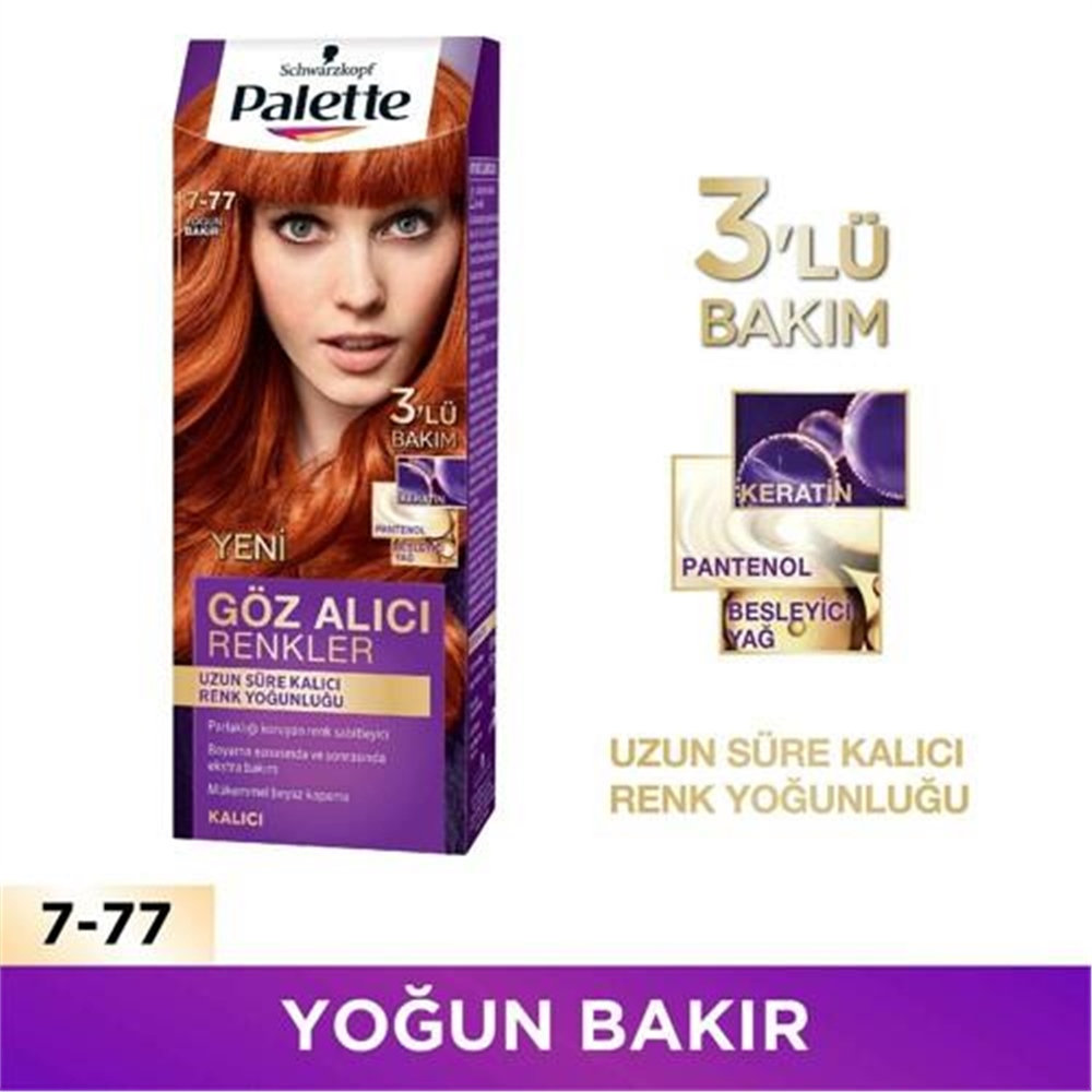 Palette Nc Goz Alıcı Renkler 7-77 Yogun Bakır