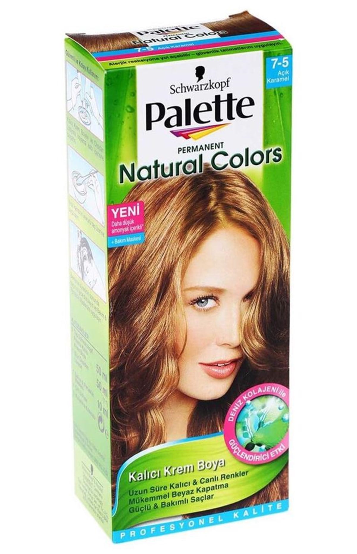 Palette Saç Boyası 7.5 Açık Karamel
