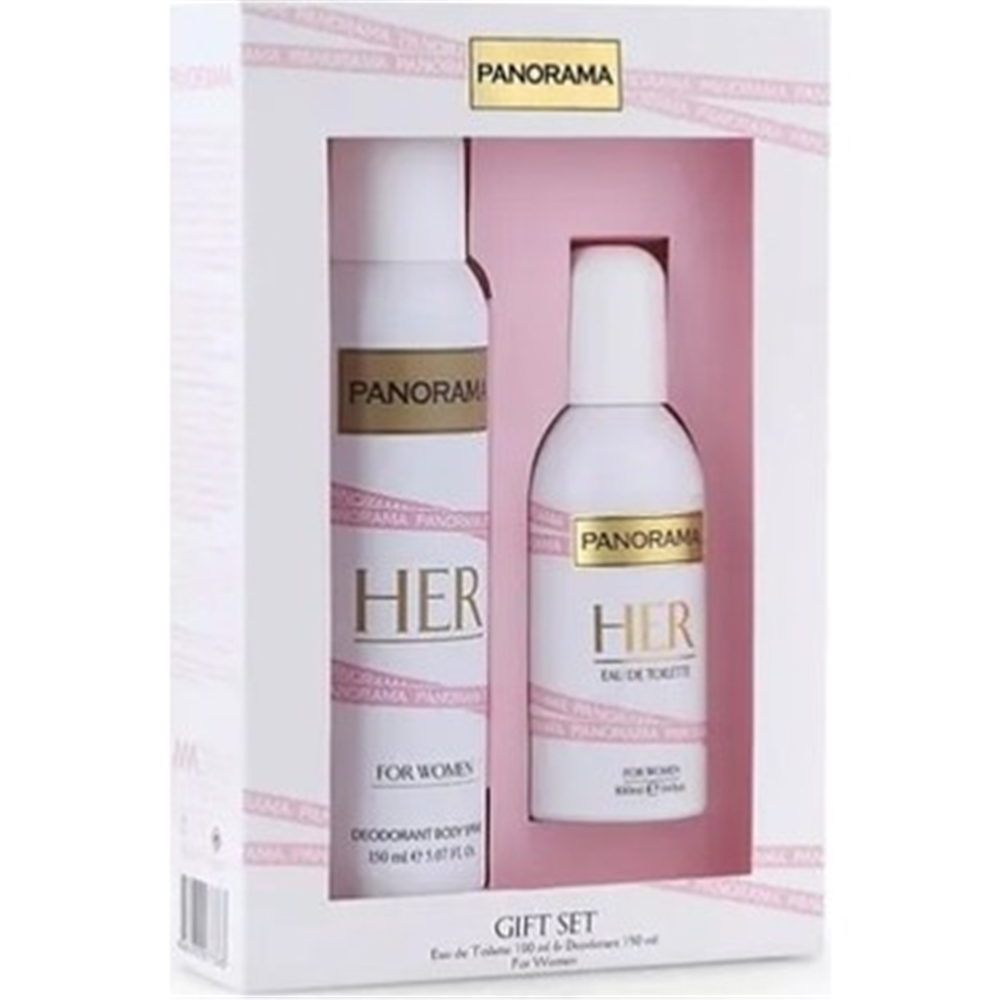 Panoroma Her Kadın Parfüm Edt 100 Ml Ve 150 Ml Deodorant Set