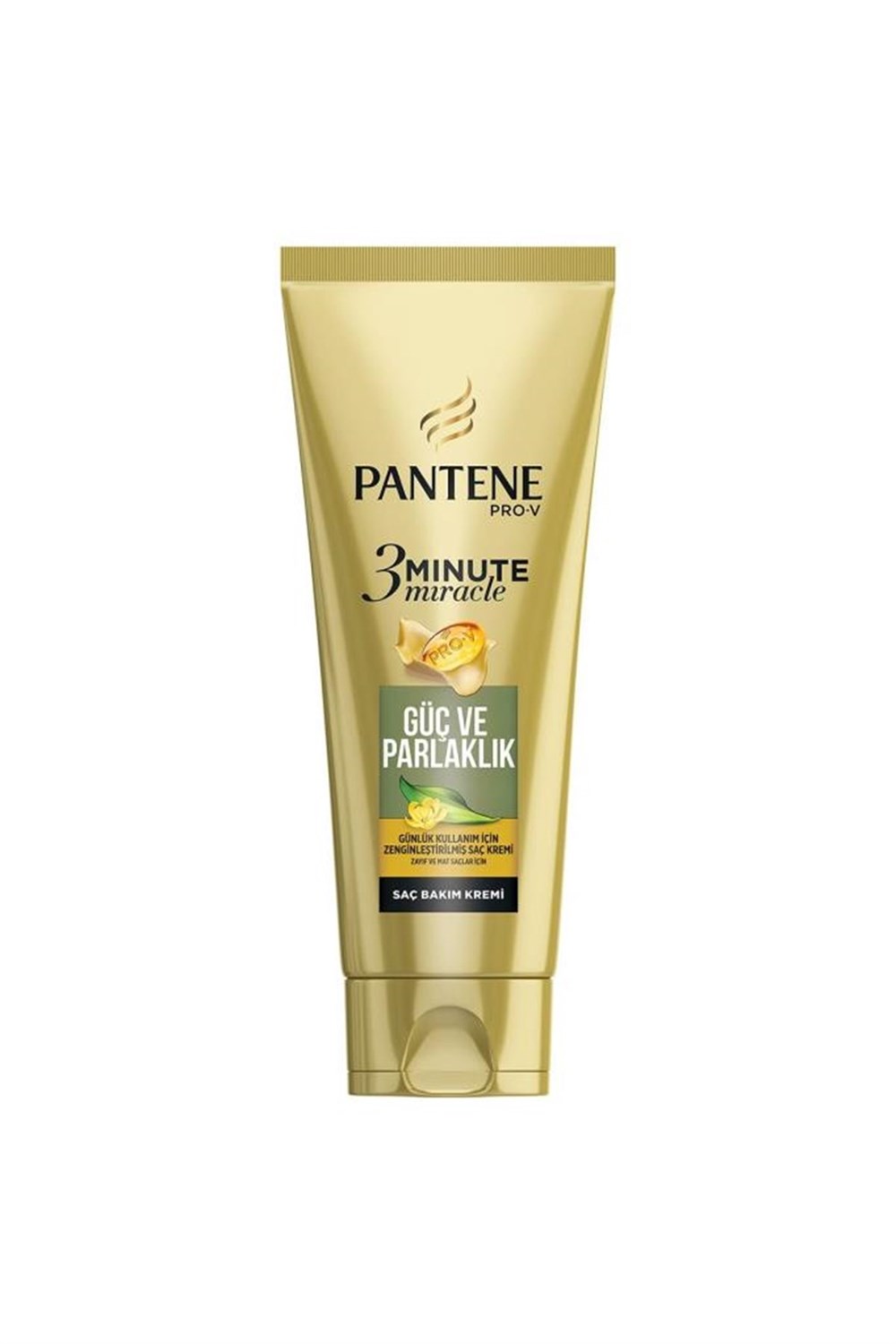 Pantene 3 Minute Miracle Saç Bakım Kremi Güç ve Parlaklık 200 Ml