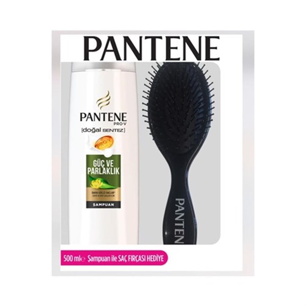 Pantene Güç Ve Parlaklık 500 Ml + Saç Fırçası Hediye