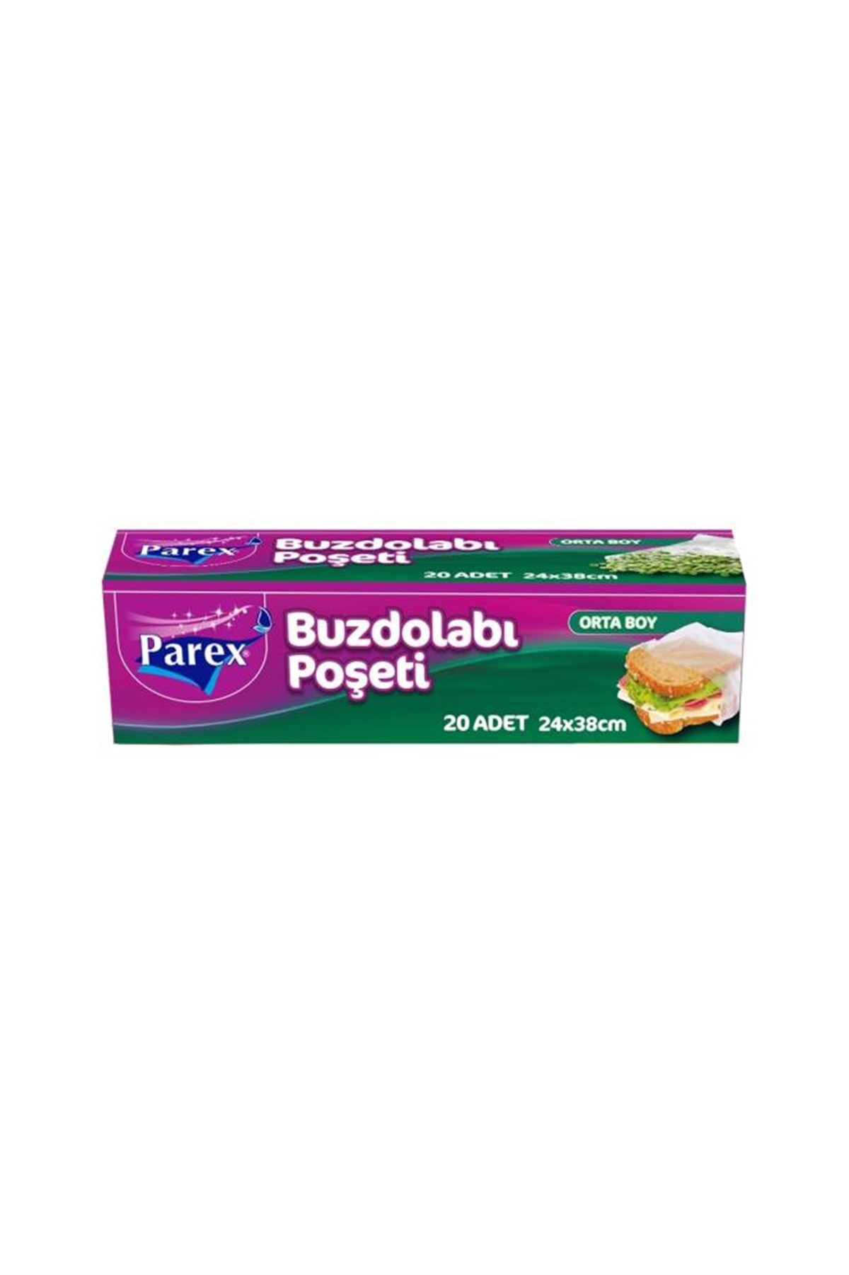 Parex Buzdolabı Poşeti Orta Boy (24*38)