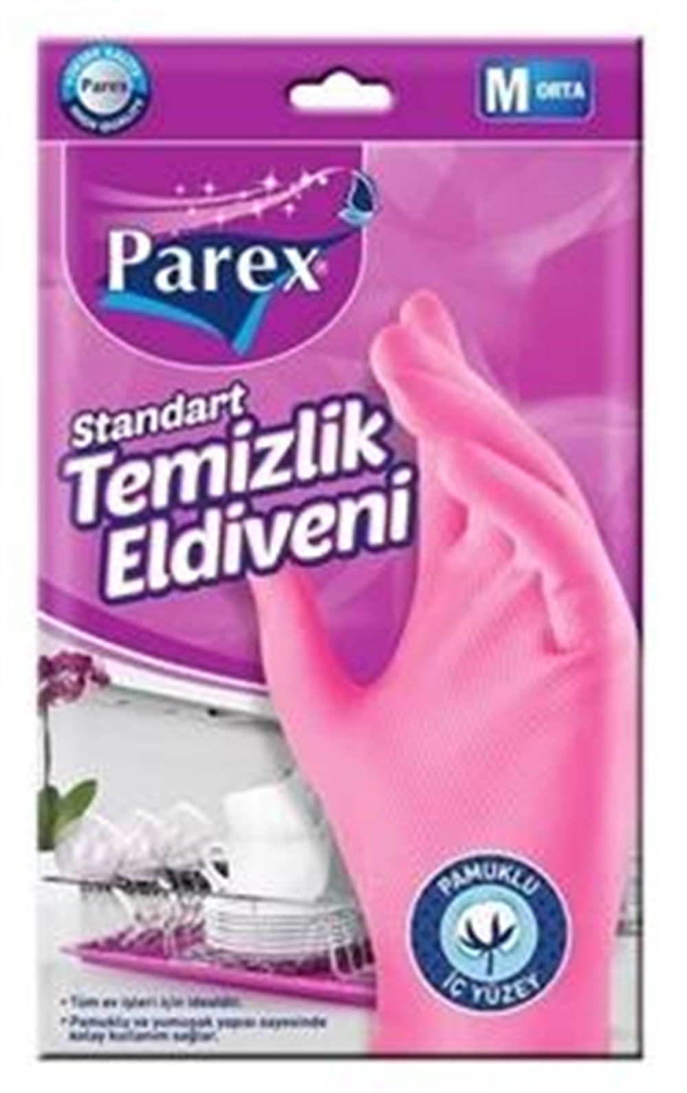 Parex Ekonomik Temizlik Eldiveni M-Orta Boy