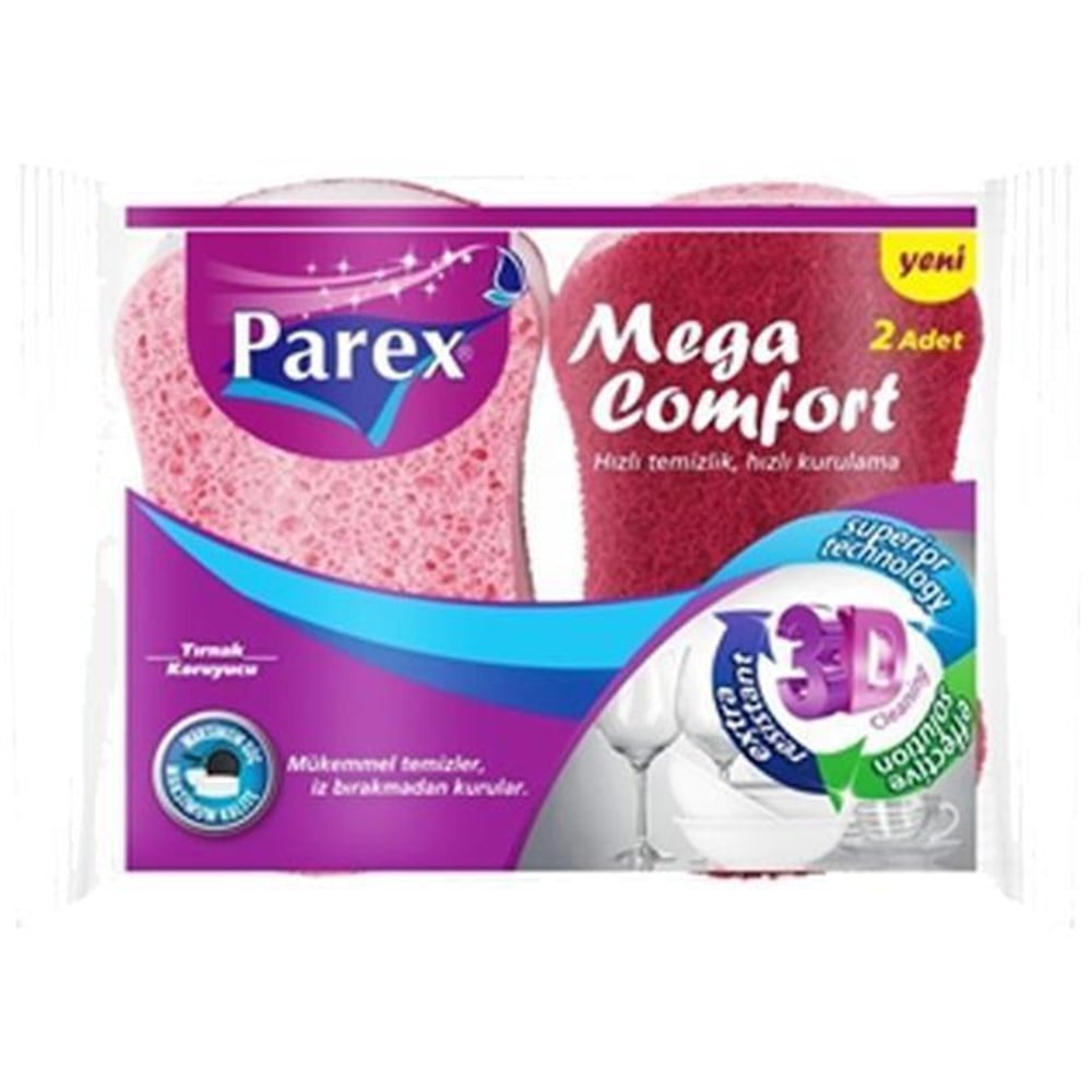 Parex Sünger Mega Comfort Oval 2'li