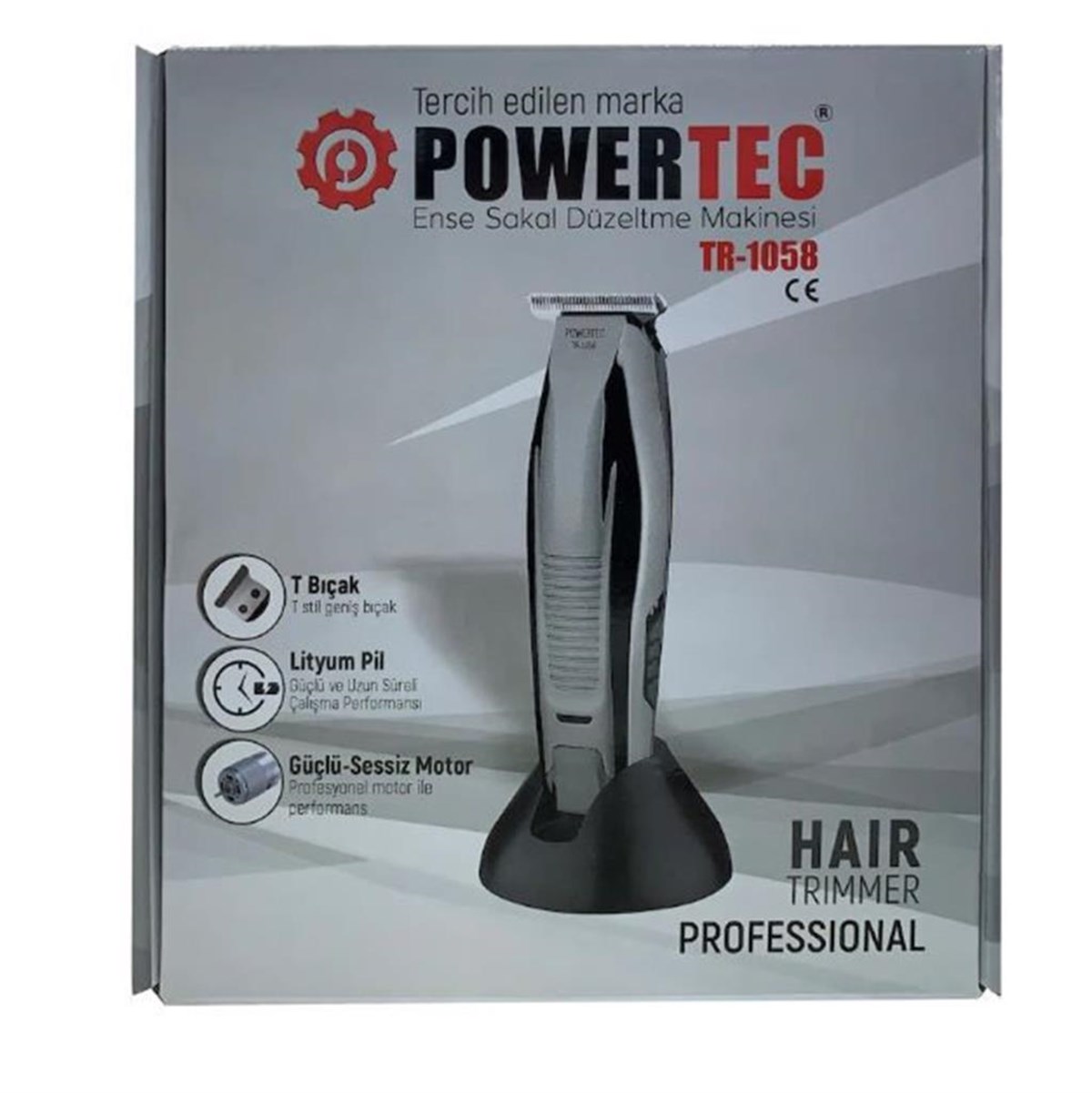 Powertec TR-1058 Saç Sakal Ense Tıraş Makinesi | Cossta Cosmetic Station