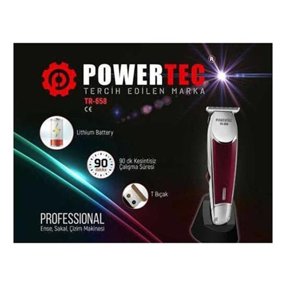 Powertec TR 658 Saç Kesme Makinesi