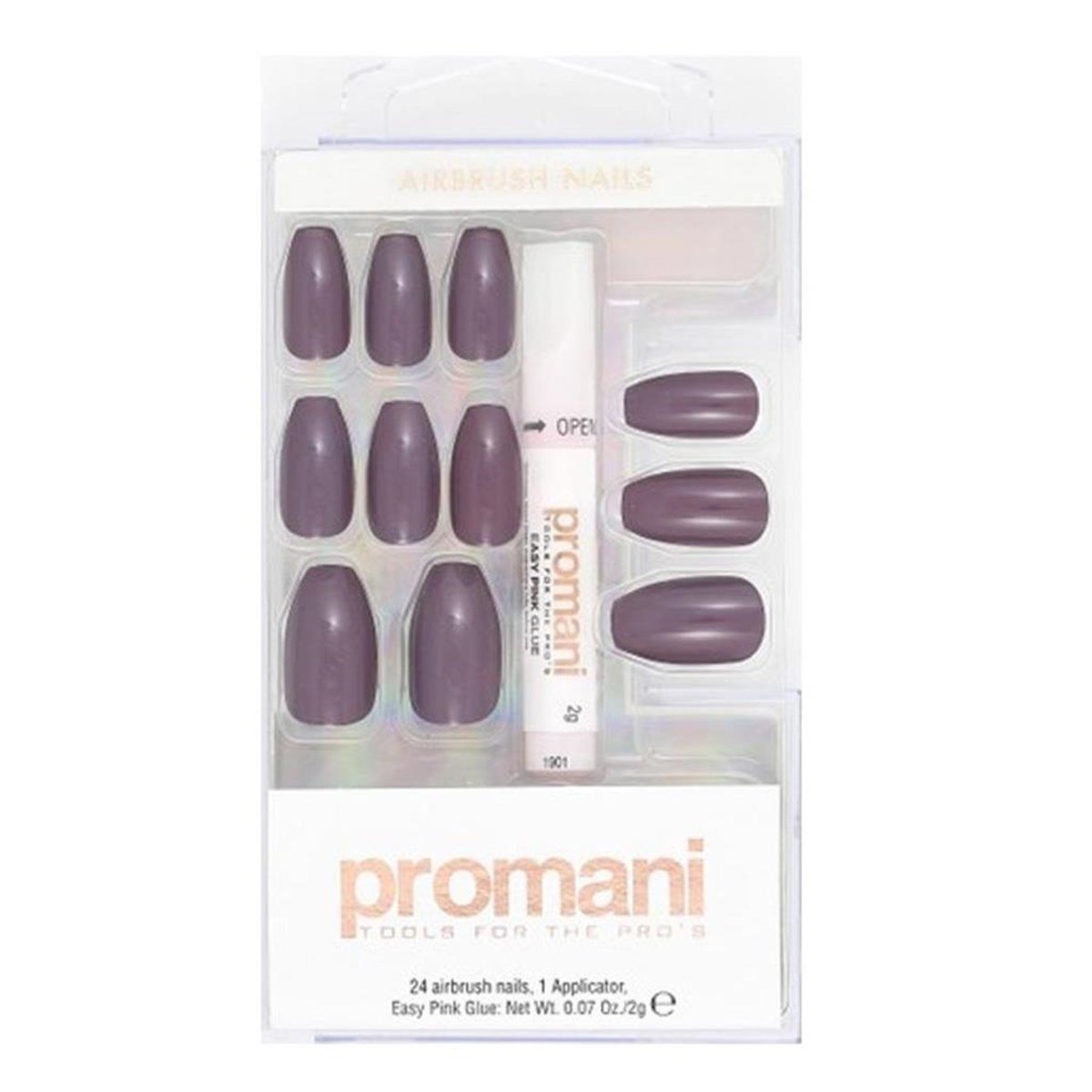 Promani Takma Tırnak Kiti Mürdüm 5659