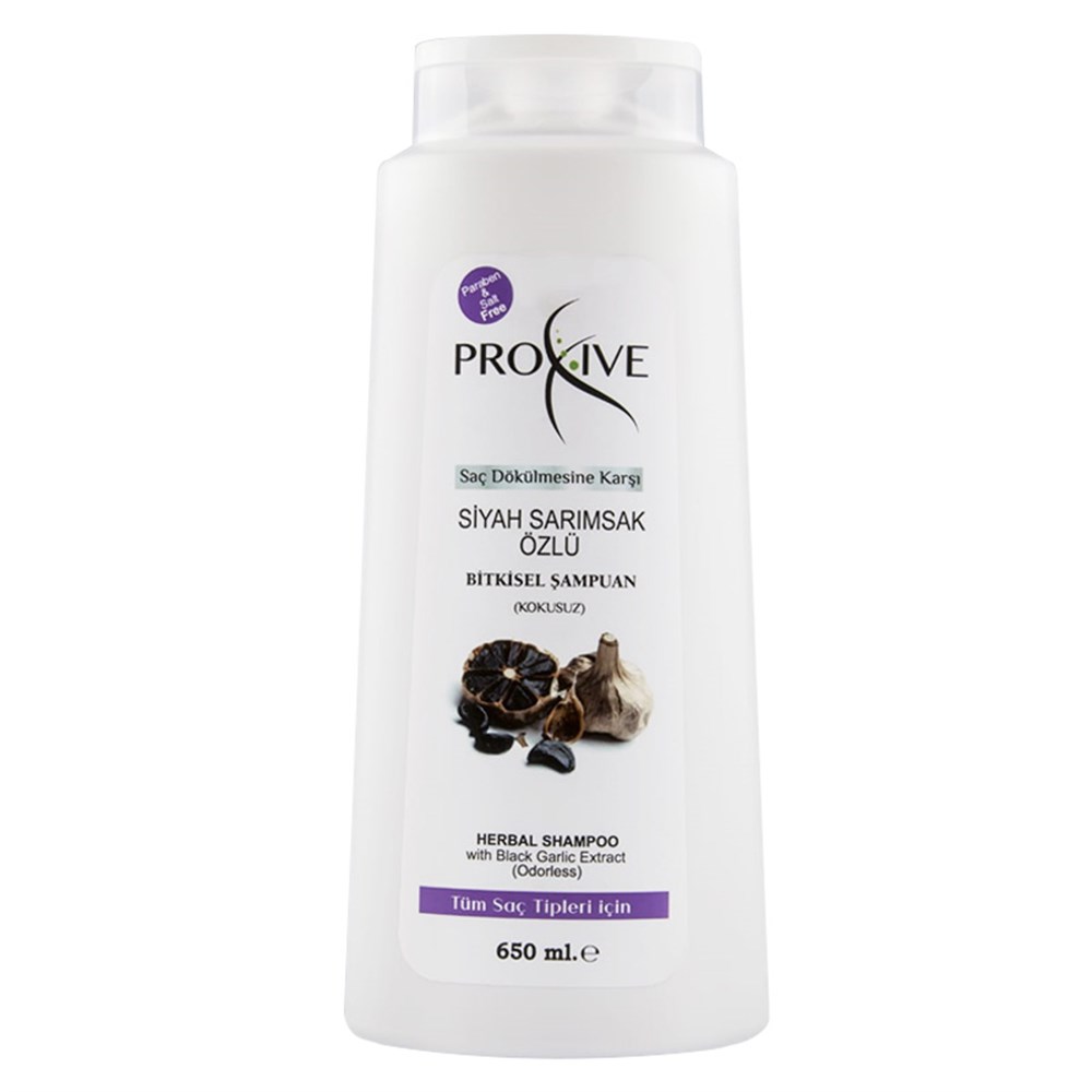 Proxive Siyah Sarımsaklı Şampuan 650 Ml