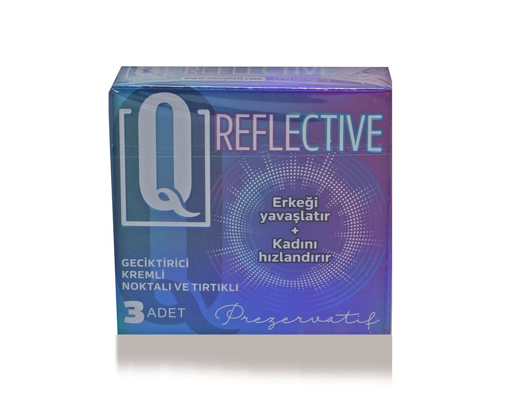 Qliquids Kondom  Reflective 3'lü 