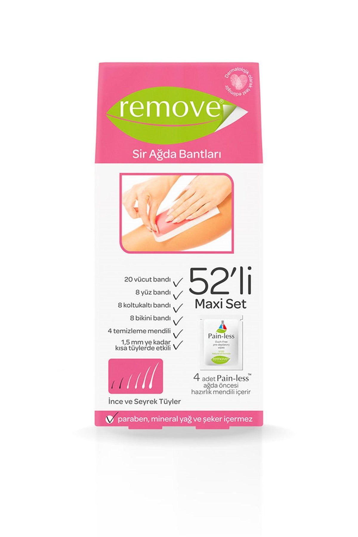 Remove Sir Ağda Bandı İnatçı Ve Sık Tüyler 52'Li