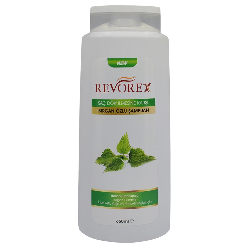 Revorex Yağlı ve Kepekli Saçlar İçin Isırgan Özlü Şampuan 650 Ml