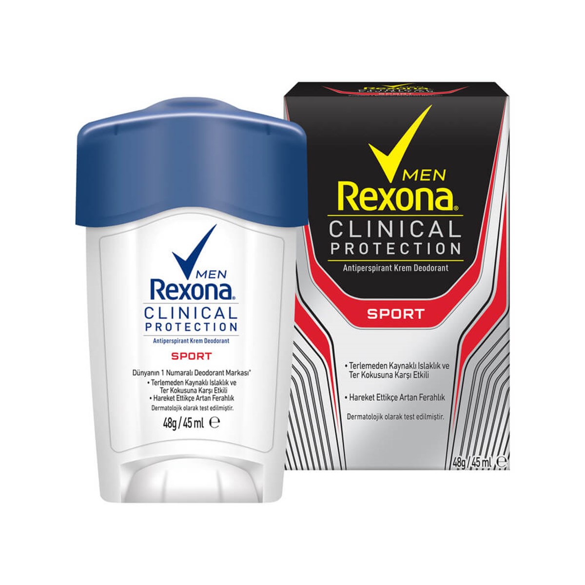 REXONA CLINICAL PROTECTION SPORT 45 ML KREM DEODORANT