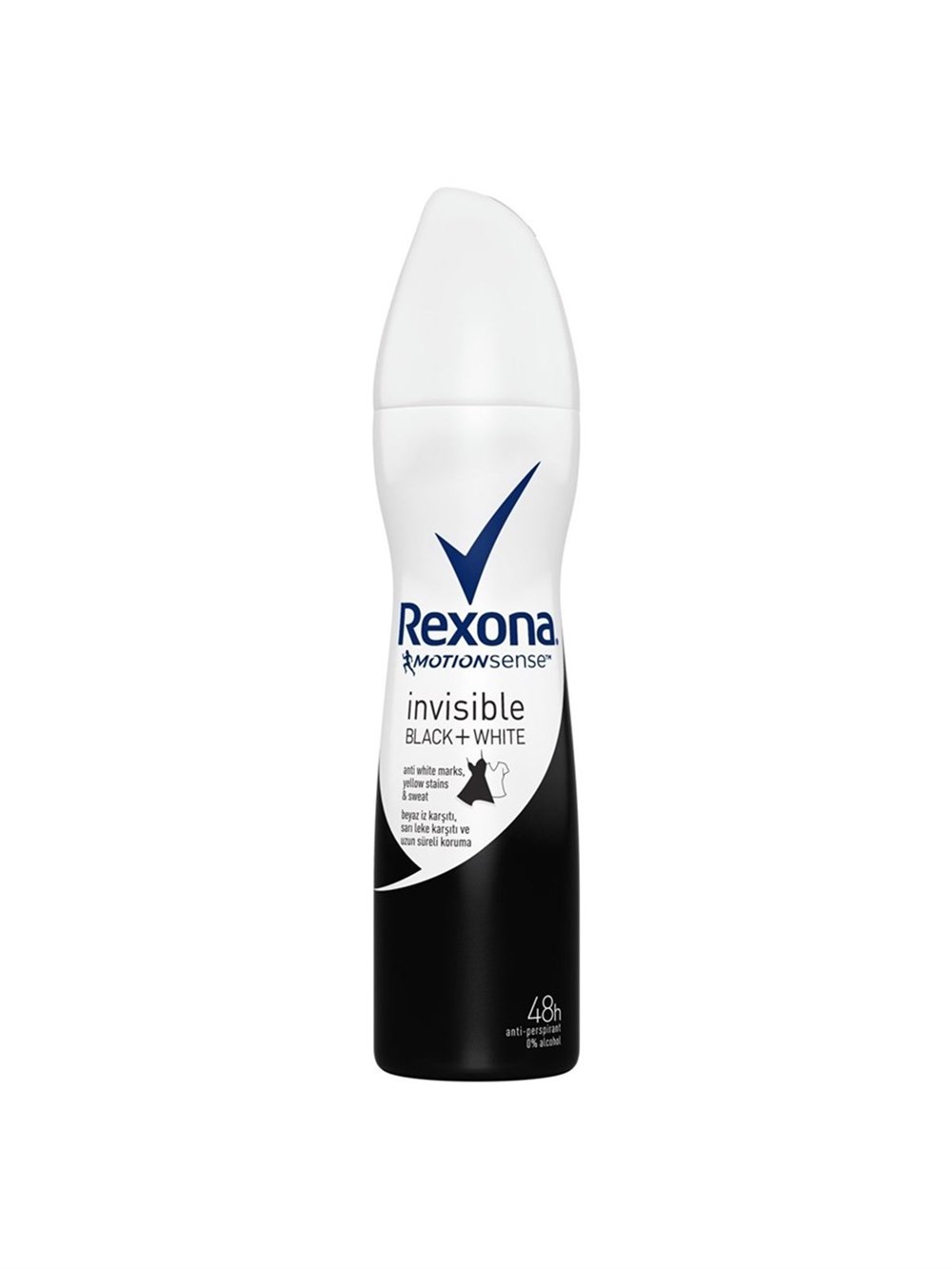 Rexona Deodorant Women invisible Black White 150 Ml