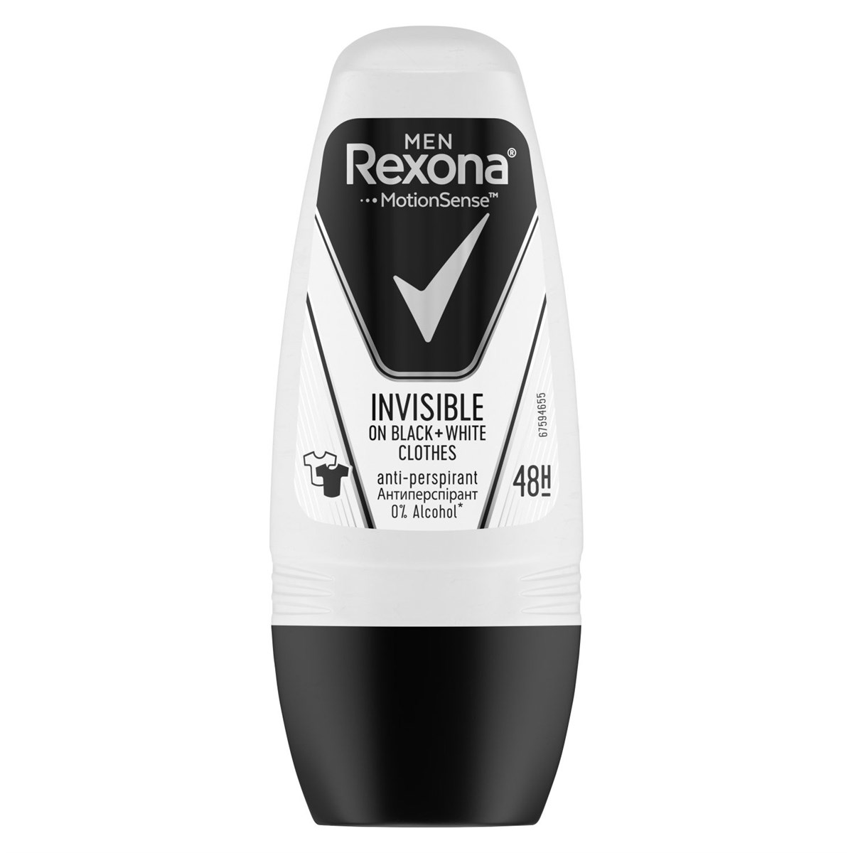 Rexona Men İnvisible Black&White Roll-On 50 Ml