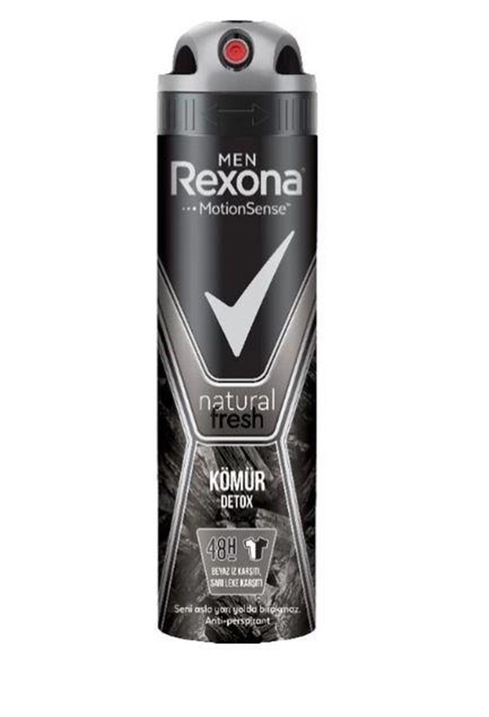 Rexona Men Natural Fresh Kömür Detox Erkek Sprey Deodorant 150 Ml