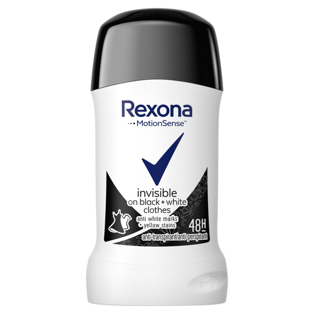 REXONA STICK 40ML WOMEN INVISIBLE BLACK WHITE