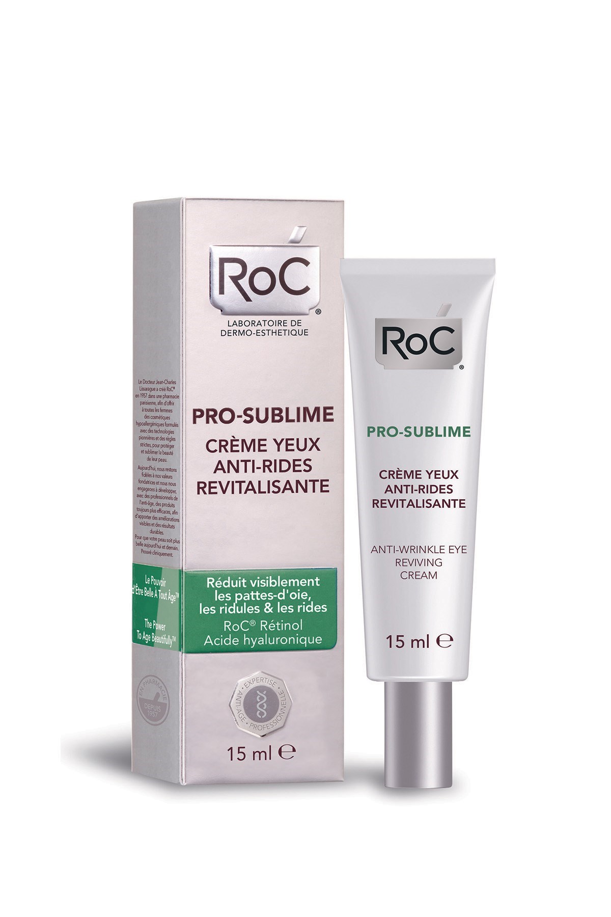 Roc İnce Çizgi ve Kırışıklık Karşıtı Göz Kremi - Pro Sublime 15 ml