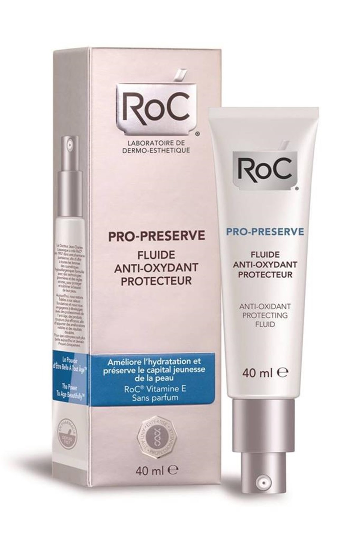Roc Tüm Cilt Tipleri İçin Nemlendirici Krem - Pro Reserve Fluid 40 ml