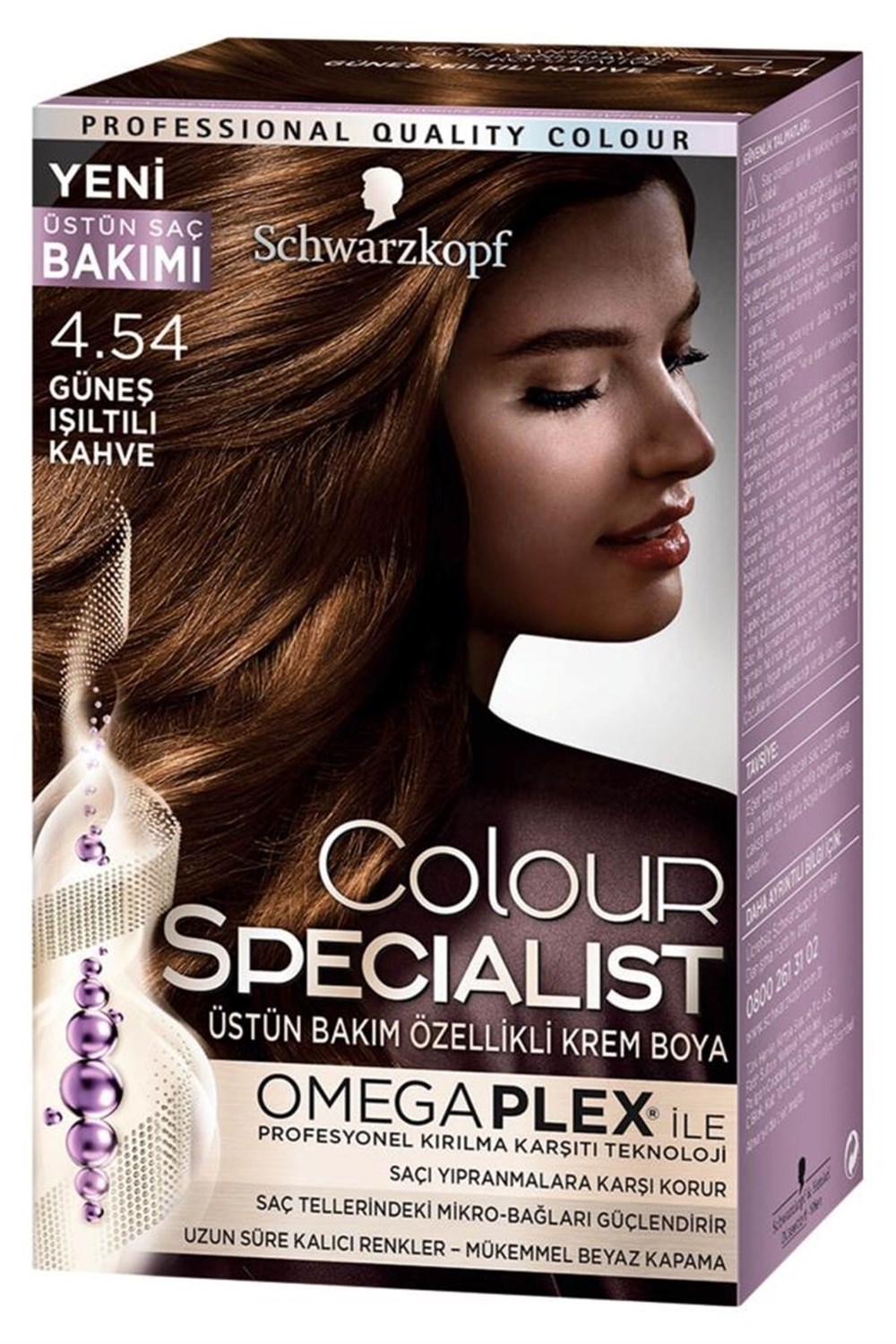 Schwarzkopf Color Specialist Saç Boyası Color Specıalıst 4-54 Tube 60 Ml