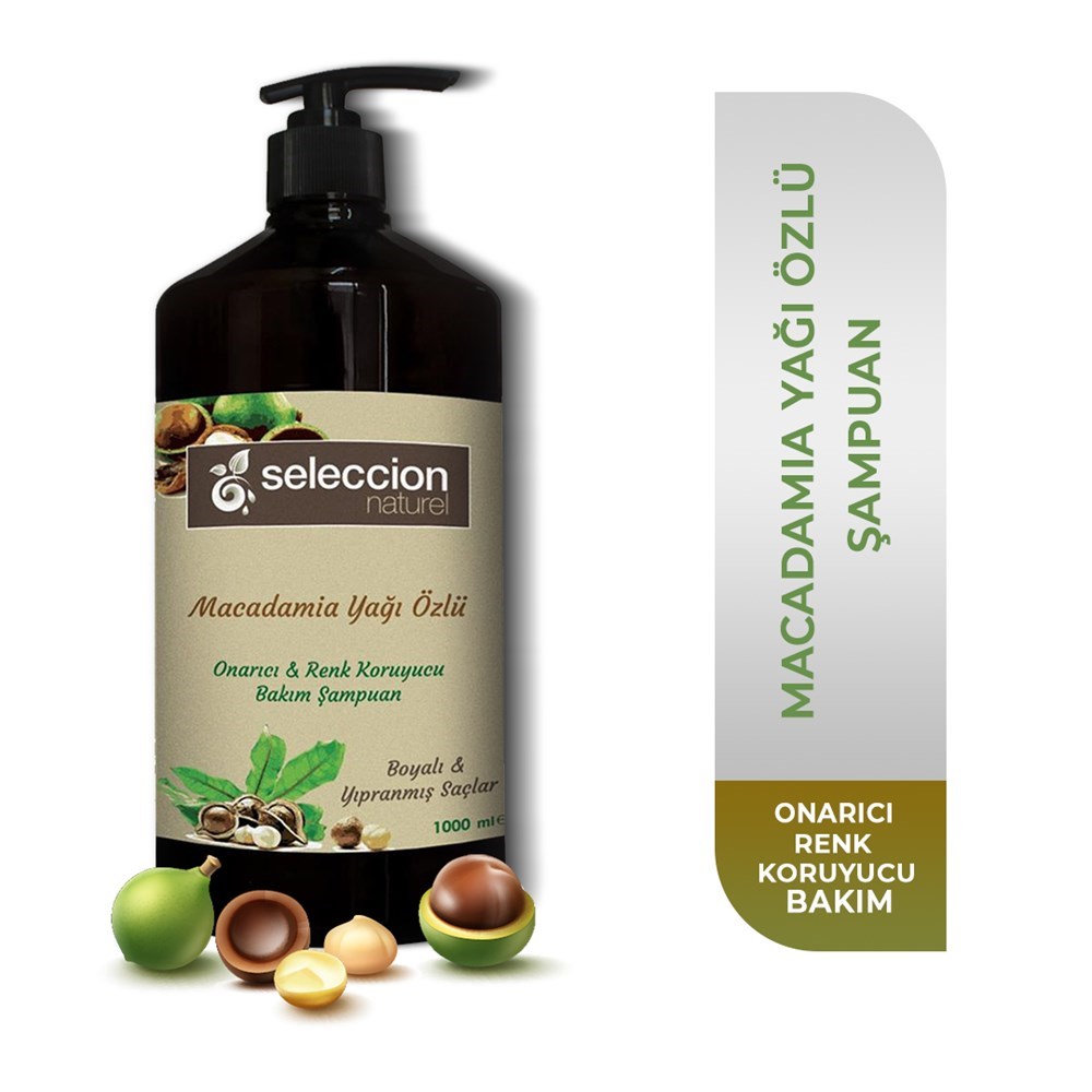 Seleccion Naturel 1000Ml Macadamia Özlü Şampuan