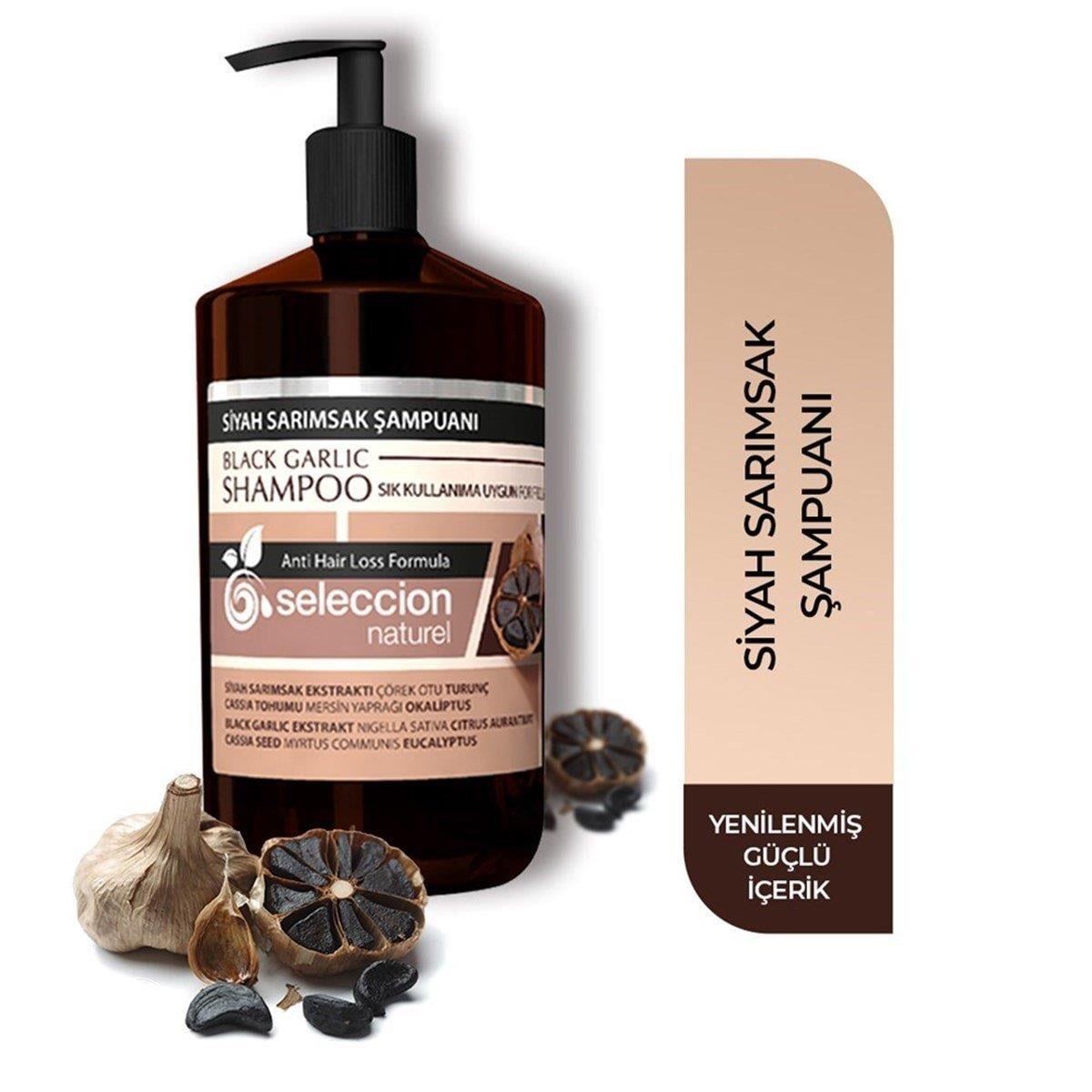 Seleccion Naturel 1000Ml Sampuan Sıyah Sarımsak