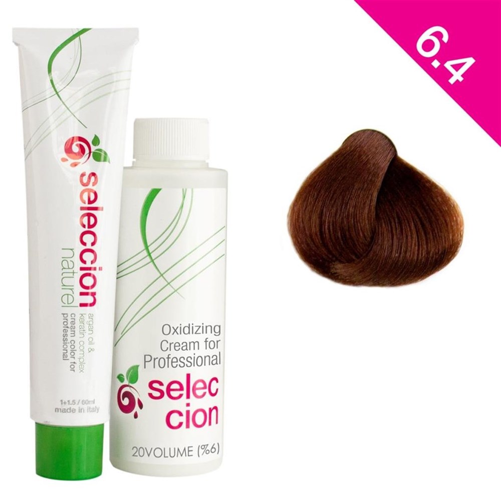 Seleccion Saç Boyası 60 Ml 6.4 Koyu Kumral Bakır