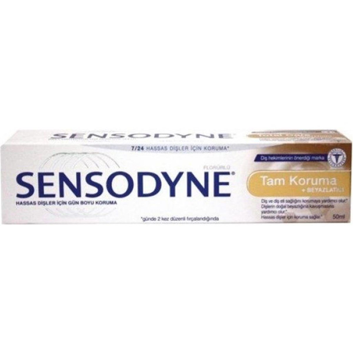 Sensodyne Tam Koruma&Beyazlatıcılı Diş Macunu 50 Ml