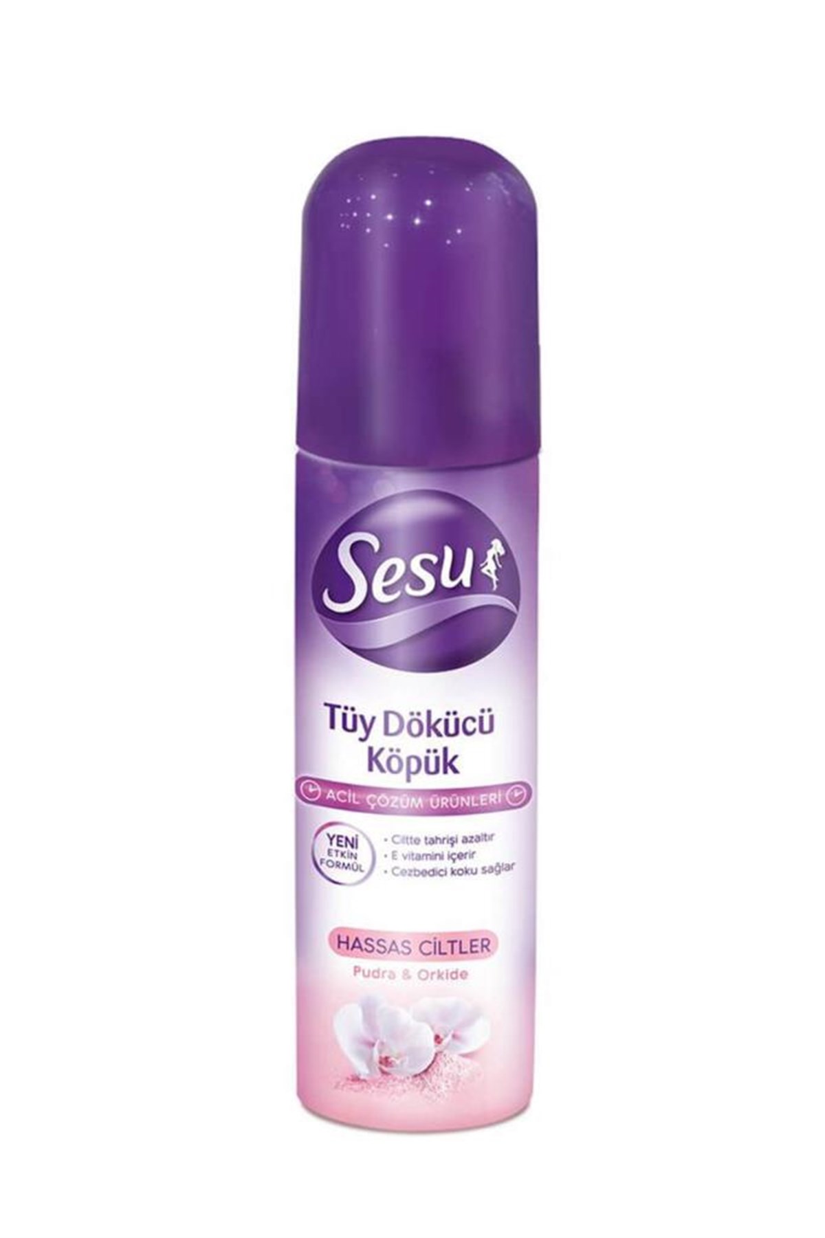 Sesu Tüy Dökücü Köpük Hassas Ciltler için 150 Ml