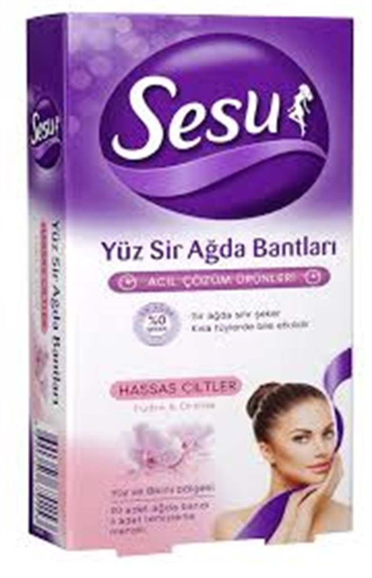 Sesu Yüz Ağda Bandı Hassas Ciltler 20 Li
