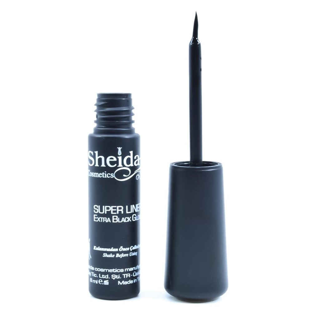 Sheida Süper Lıner Extra Black Gloss Siyah eyeliner