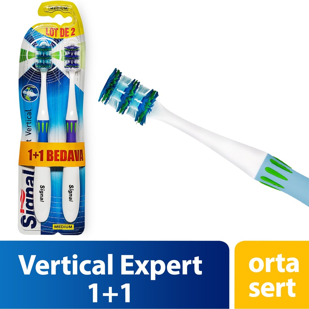 Signal Diş Fırçası Expert Vertical 1+1