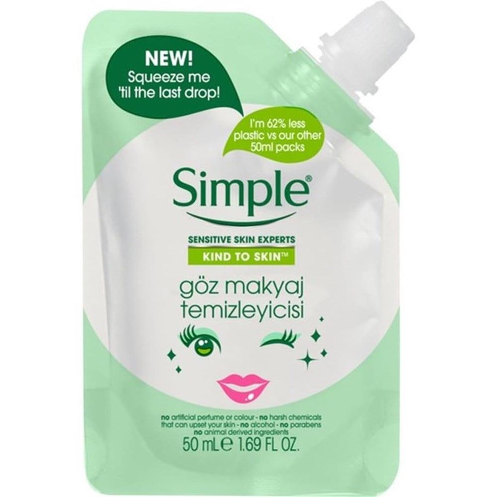 Simple Mini Göz Makyaj Temizleyicisi 50 Ml