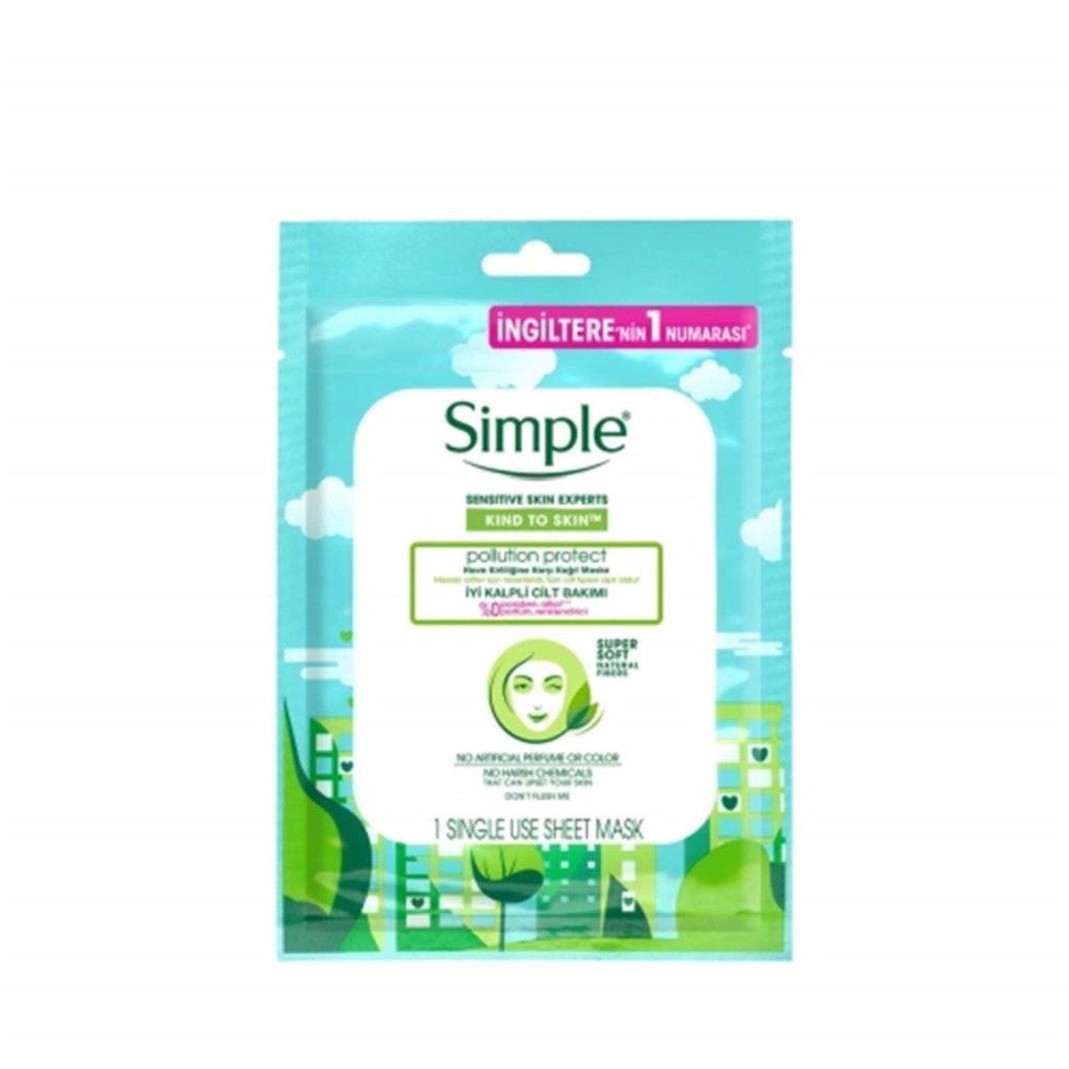 Simple Pollution Protect Hava Kirliliğine Karşı Kağıt Maske