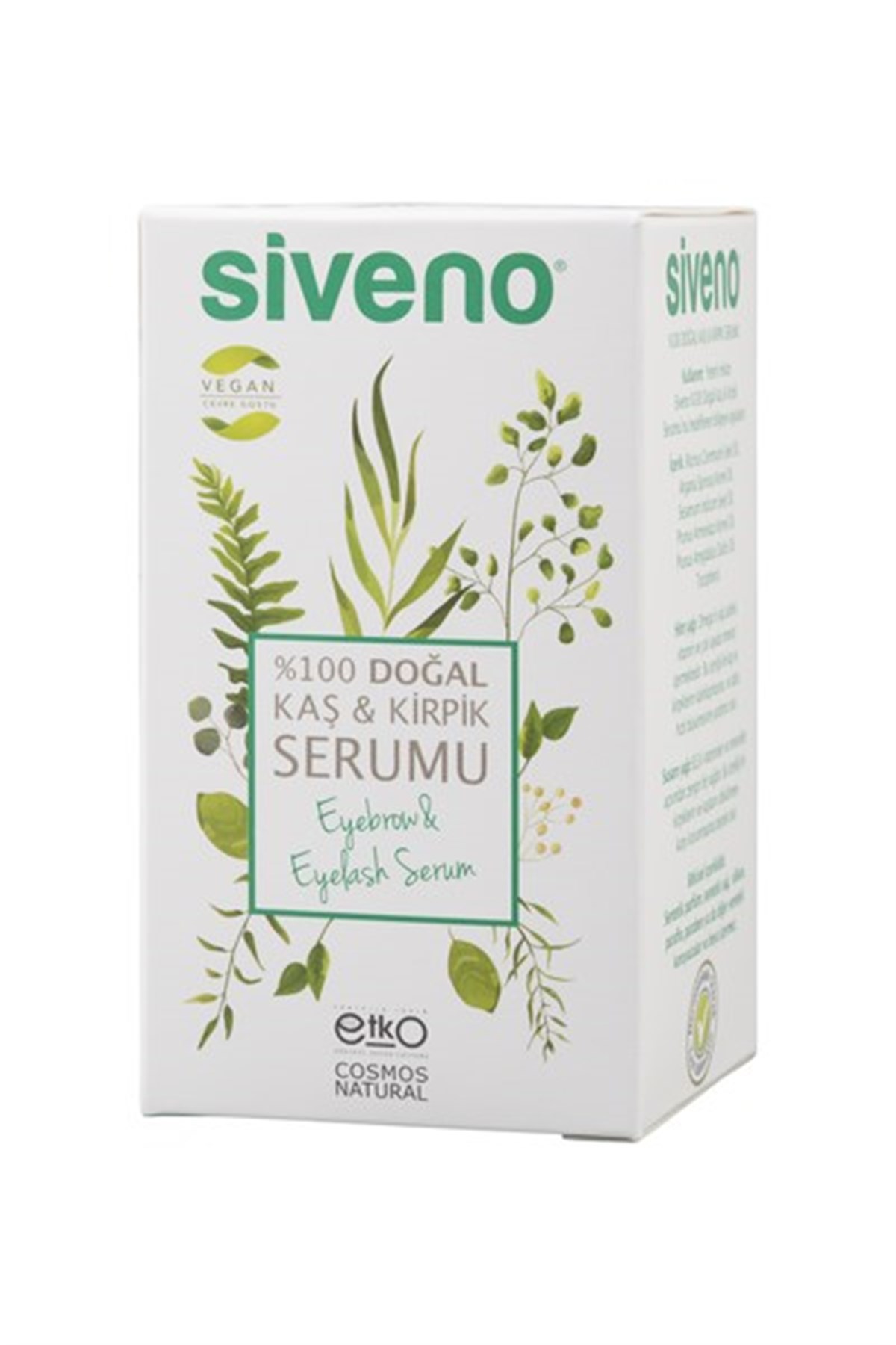 Siveno %100 Doğal Kaş & Kirpik Serumu 10 Ml