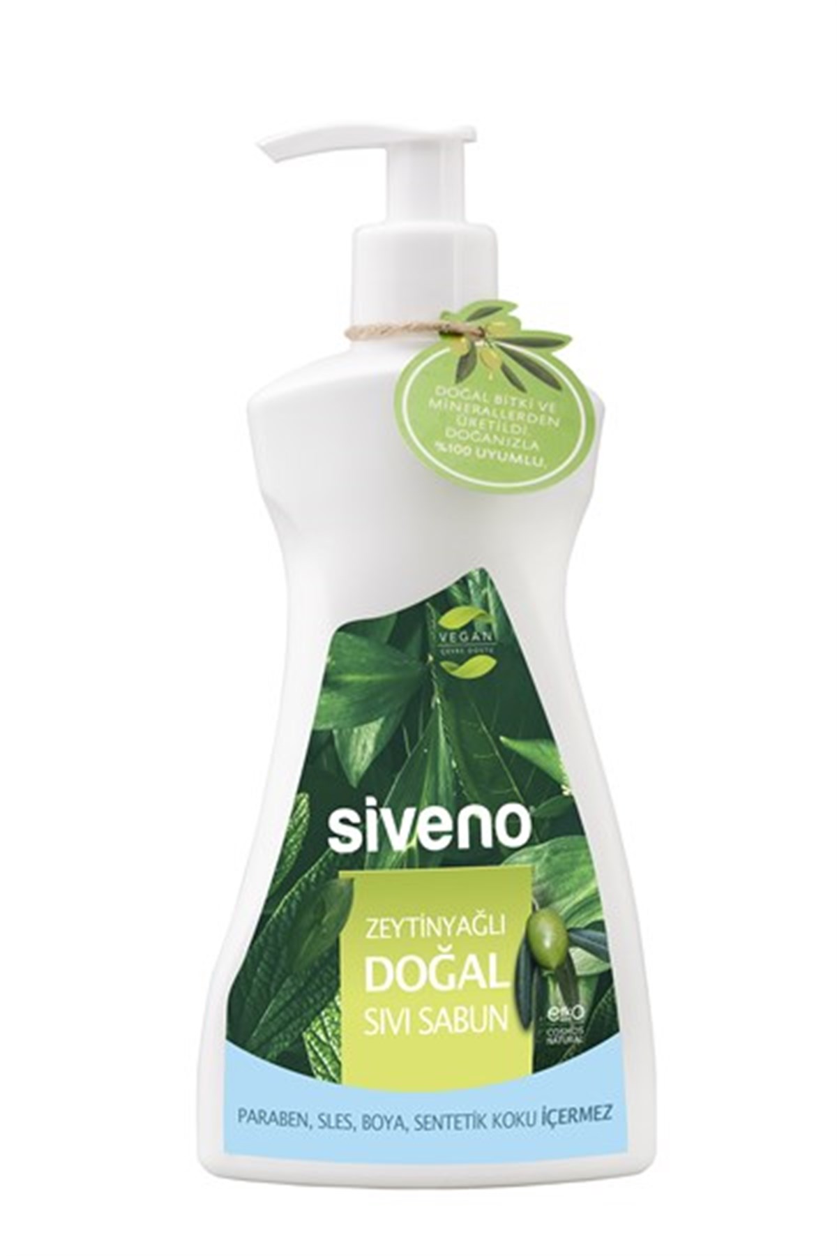 Siveno Zeytinyağlı Doğal Sıvı Sabun 300 Ml